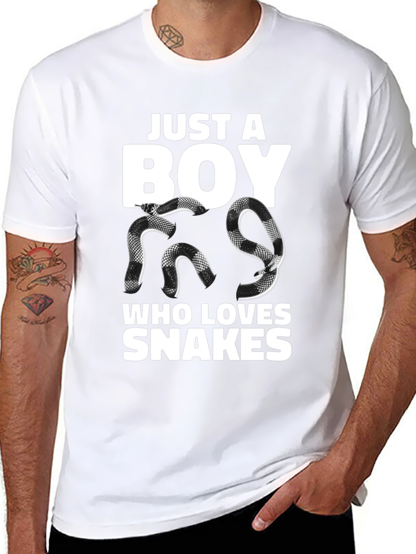 Just a Boy Who Loves Snakes T-Shirt