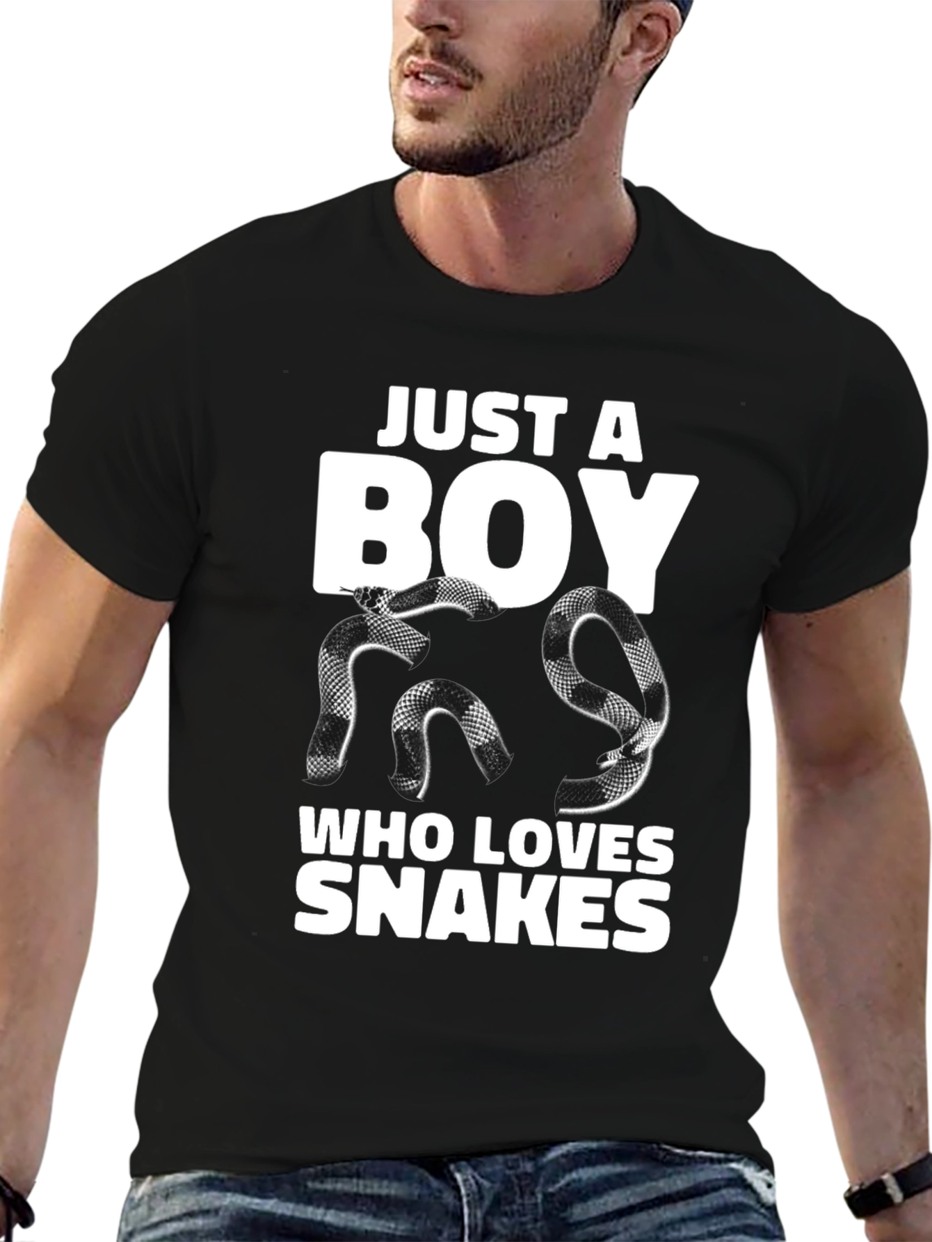 Just a Boy Who Loves Snakes T-Shirt