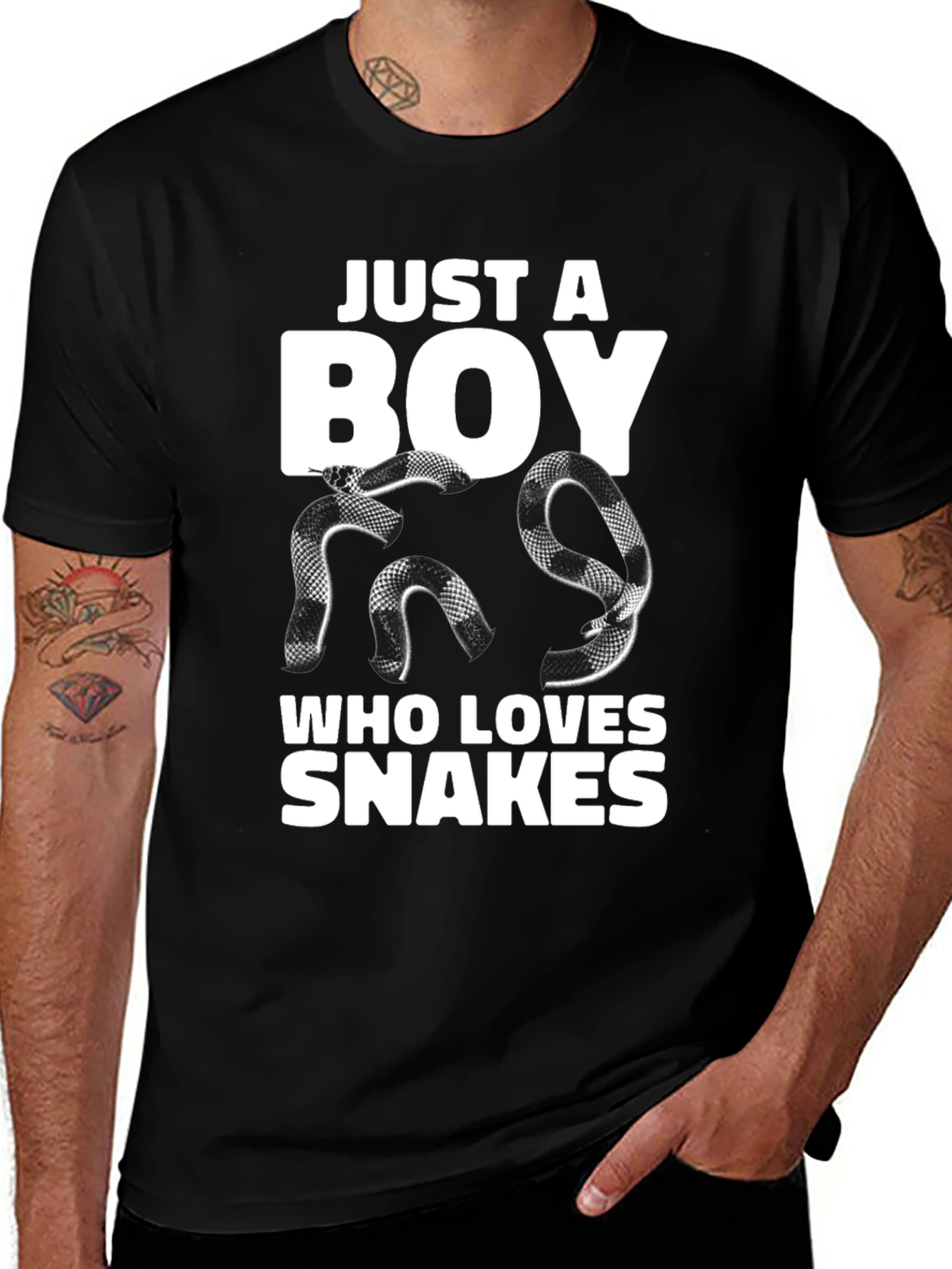 Just a Boy Who Loves Snakes T-Shirt