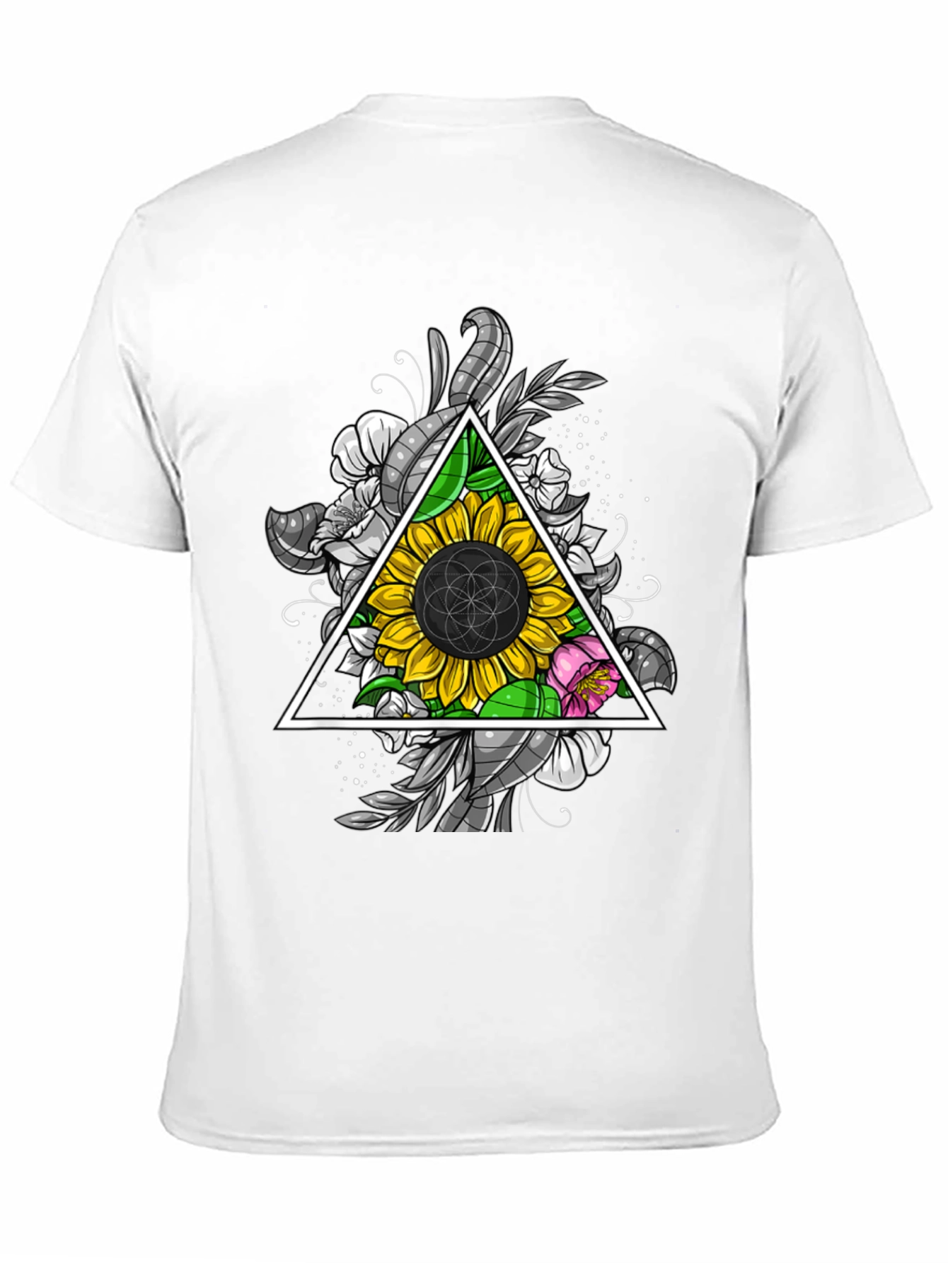 Sunflower Geometric T-Shirt