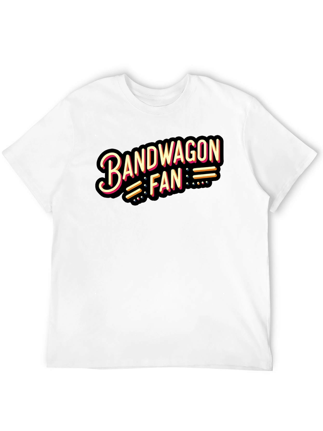 Bandwagon Fan T-Shirt - Stylish Black Tee