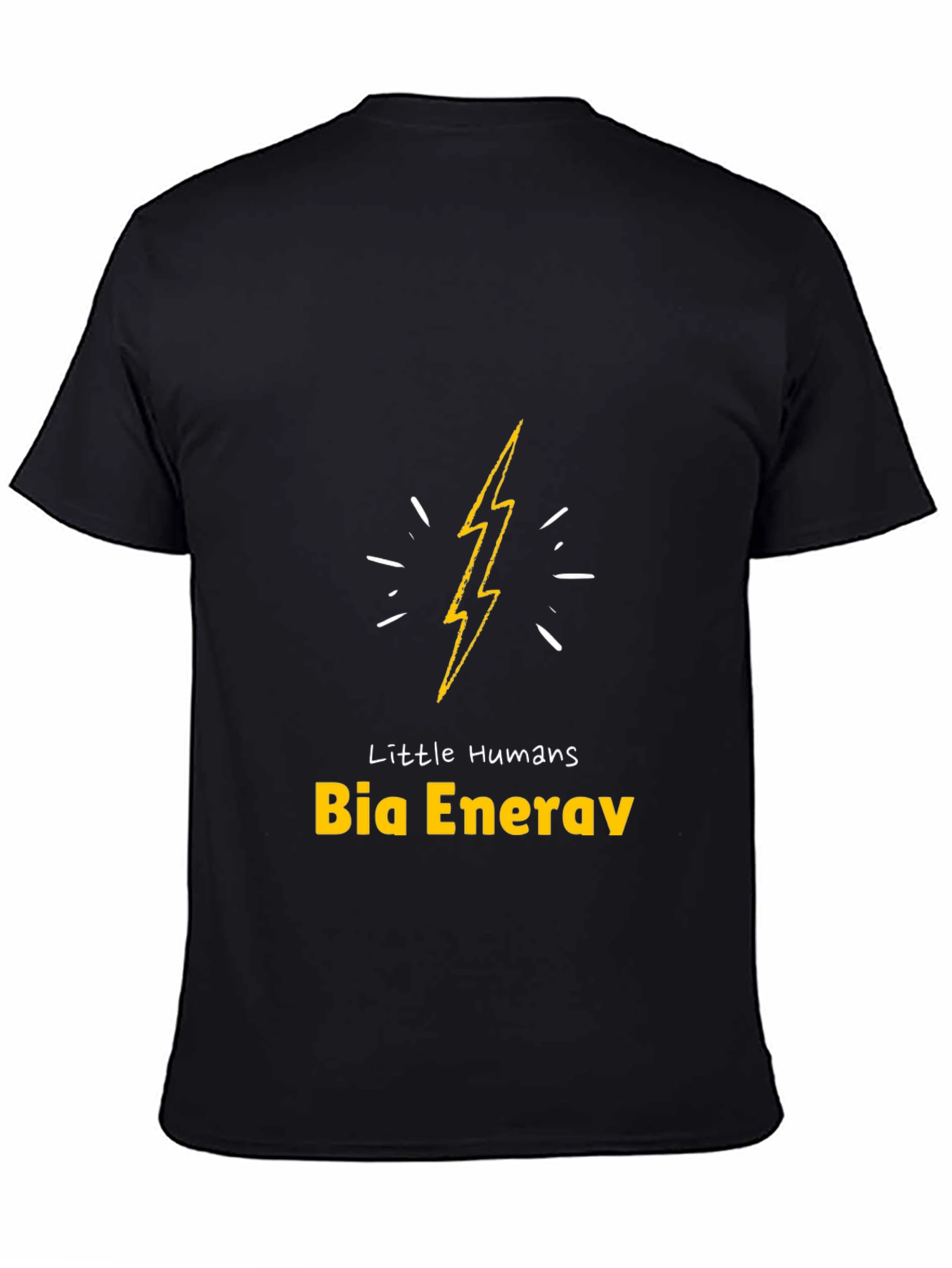 Little Humans Bia Energy Black T-Shirt