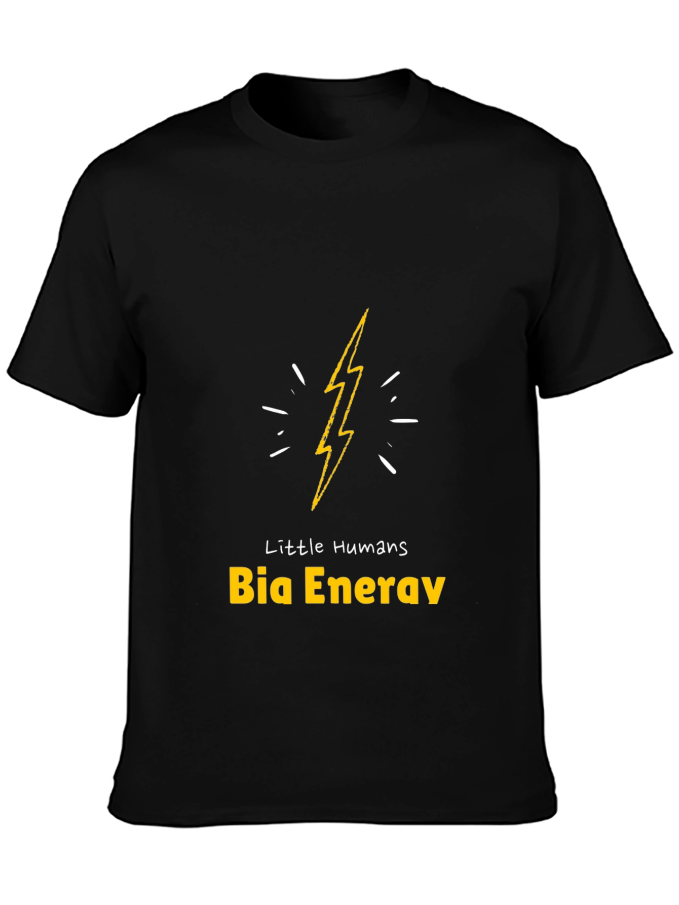 Little Humans Bia Energy Black T-Shirt
