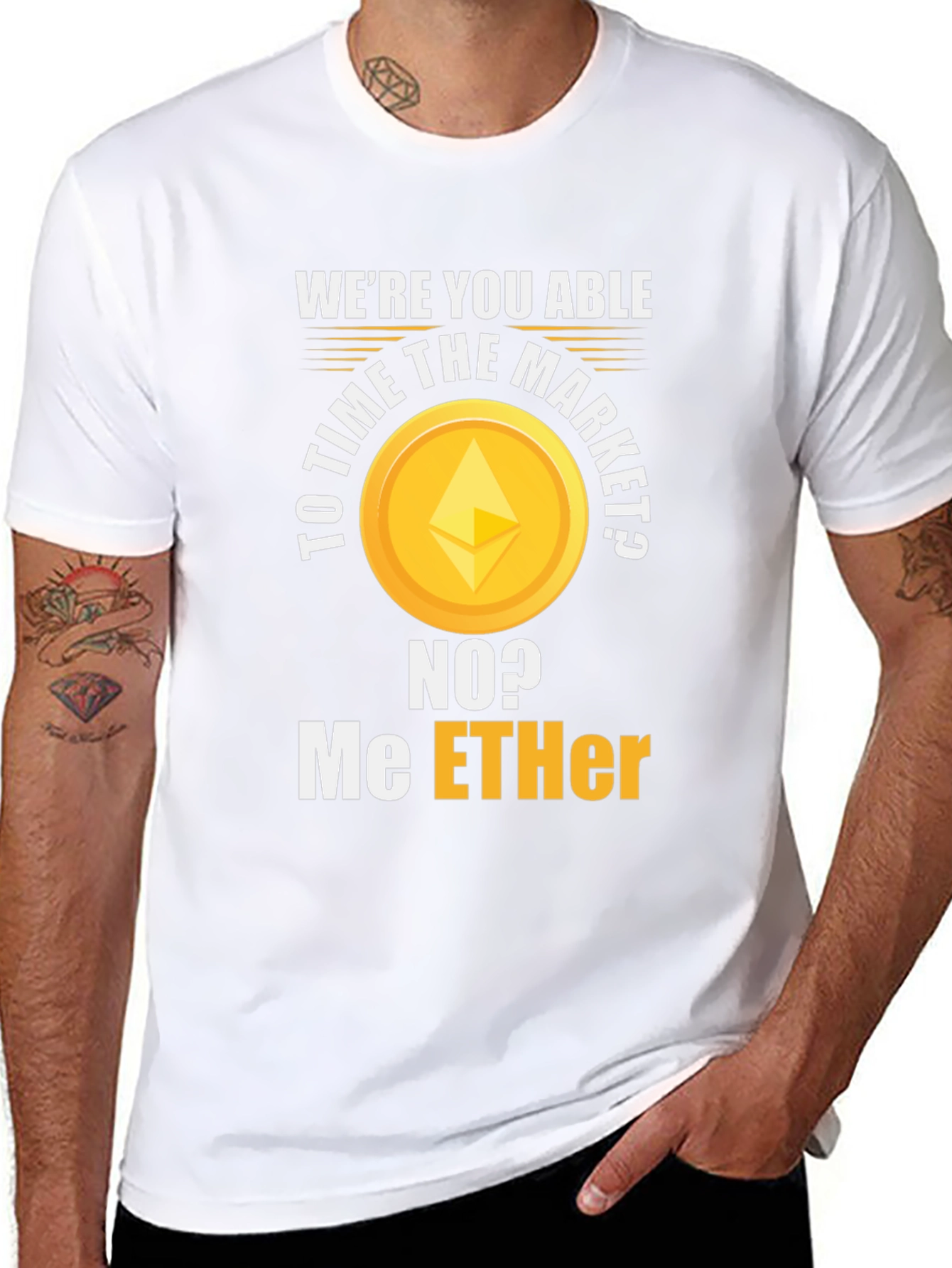 Crypto Humor T-Shirt - Ethereum ETH Trading Meme