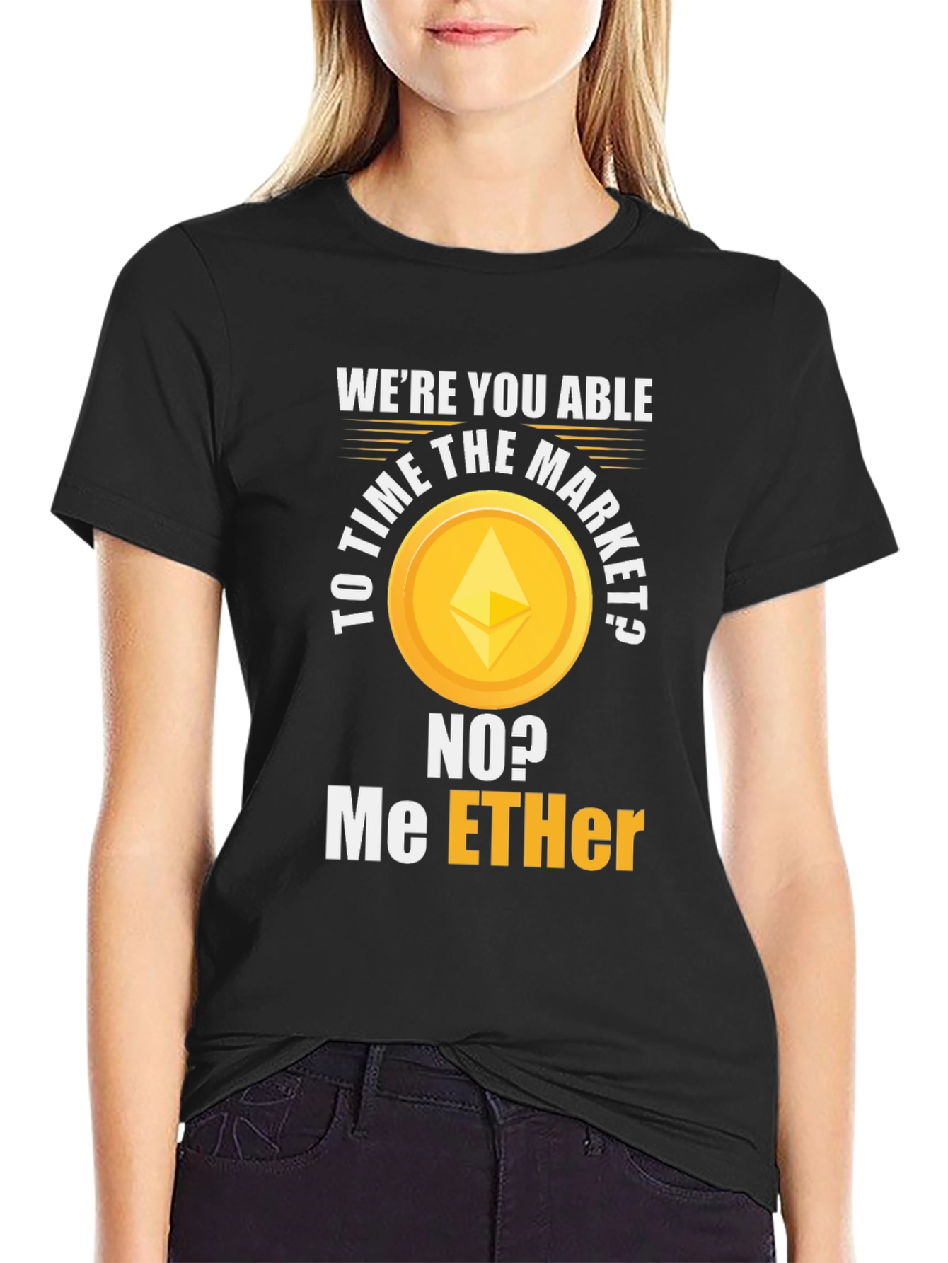 Crypto Humor T-Shirt - Ethereum ETH Trading Meme