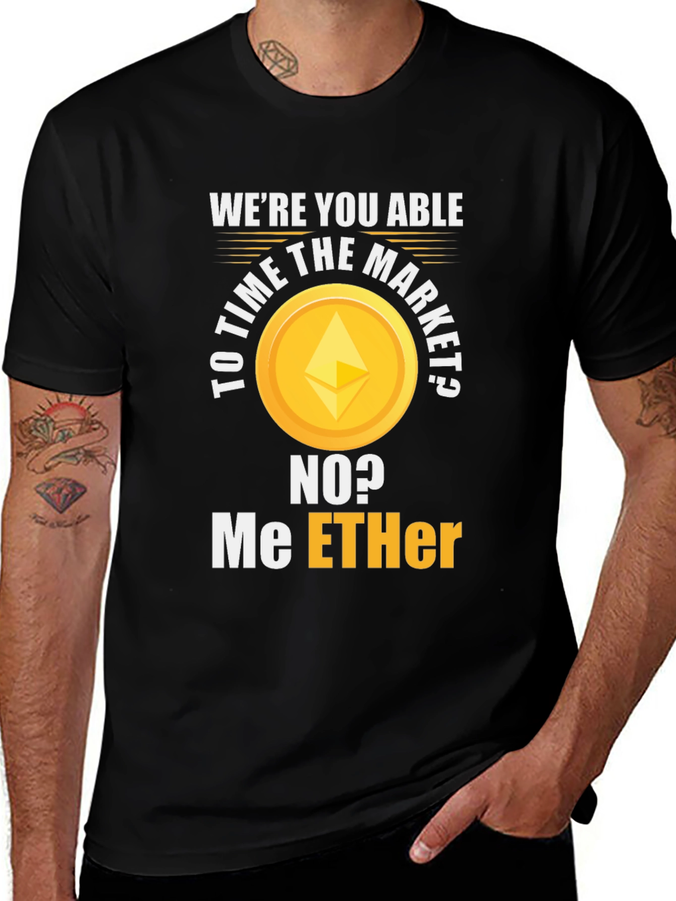 Crypto Humor T-Shirt - Ethereum ETH Trading Meme