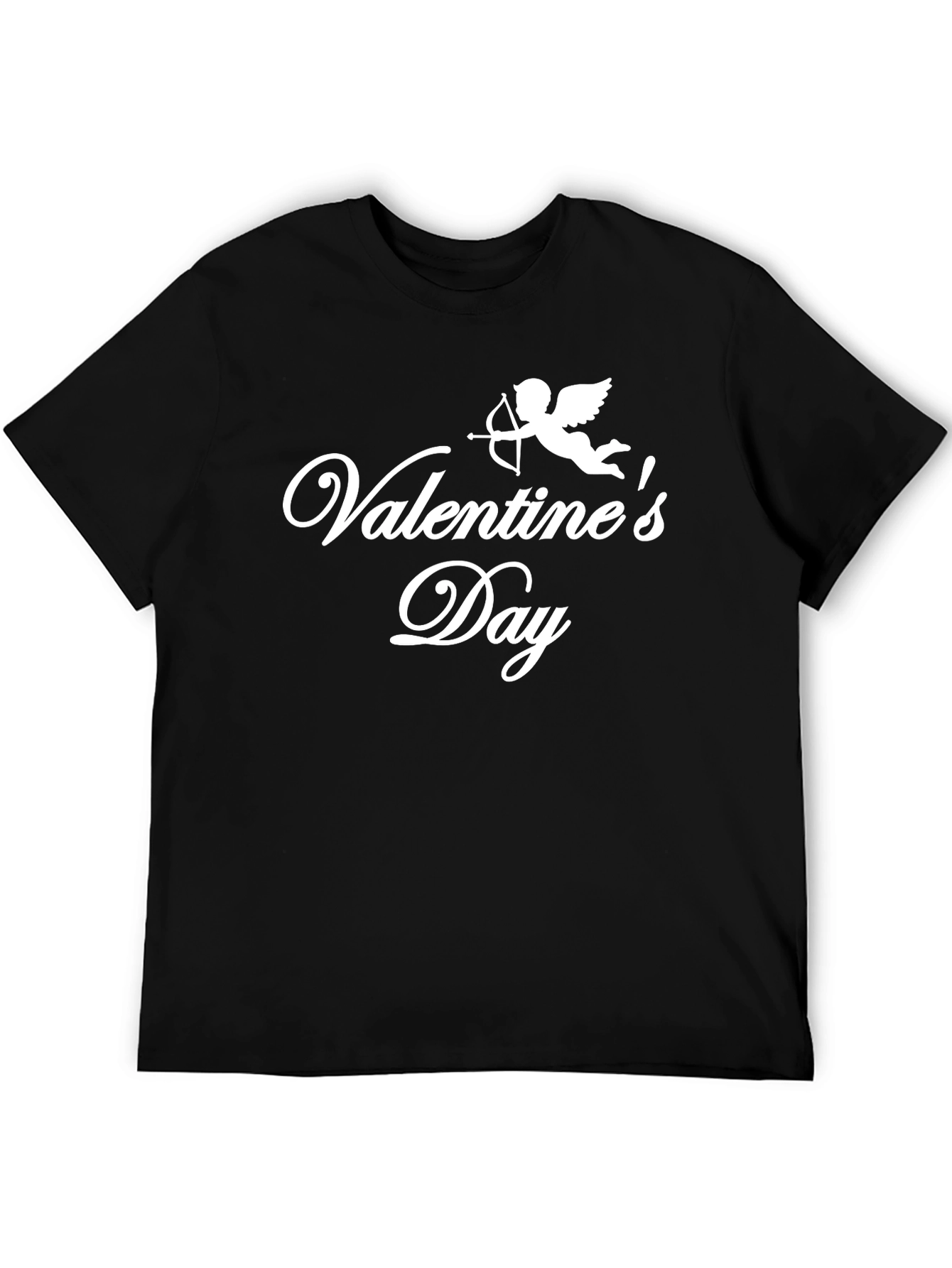 Valentines Day Cupid T-Shirt - Black
