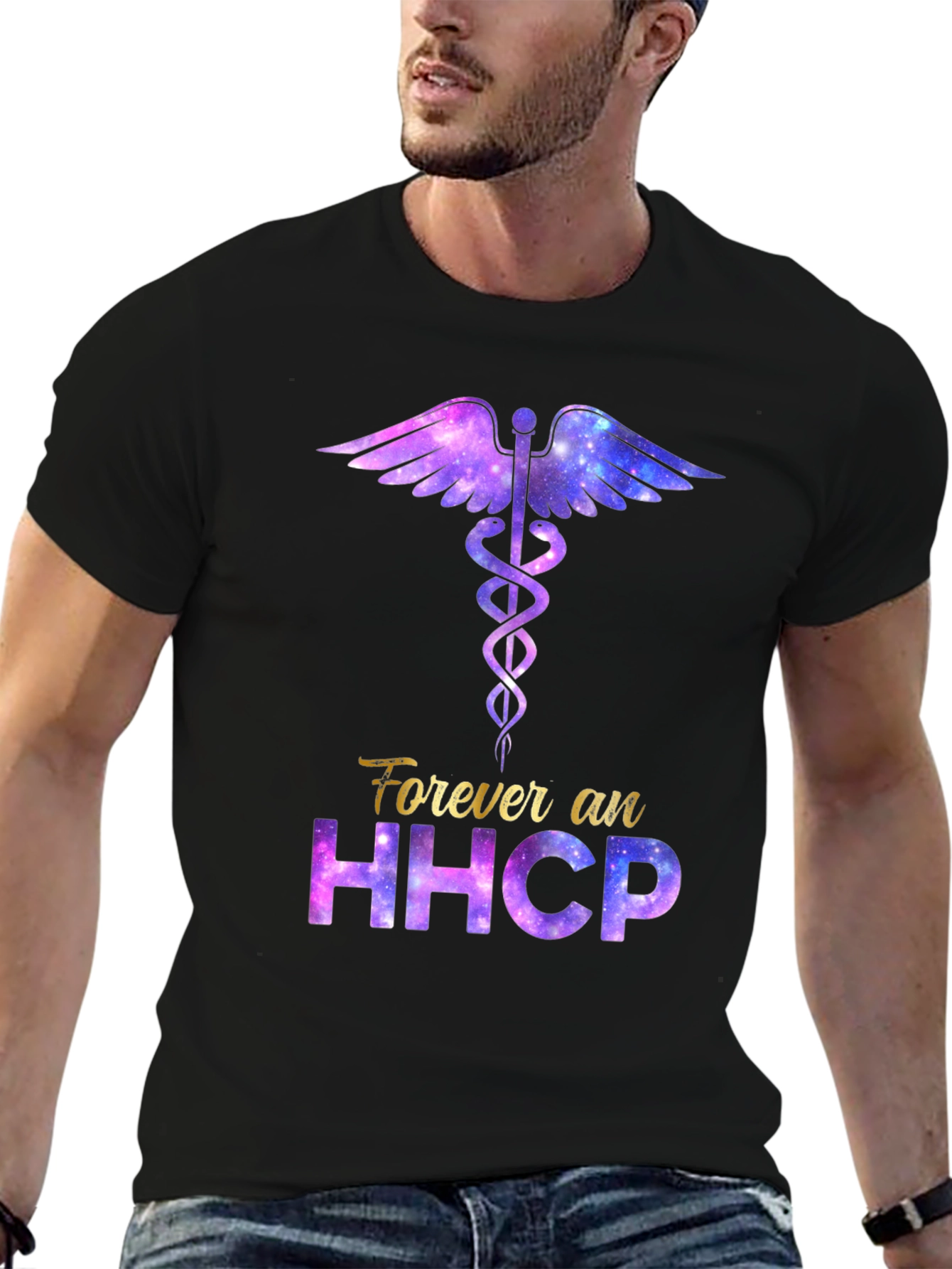 Forever an HHCP Galaxy Design T-Shirt