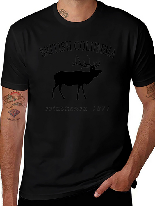 British Columbia Elk Silhouette T-Shirt