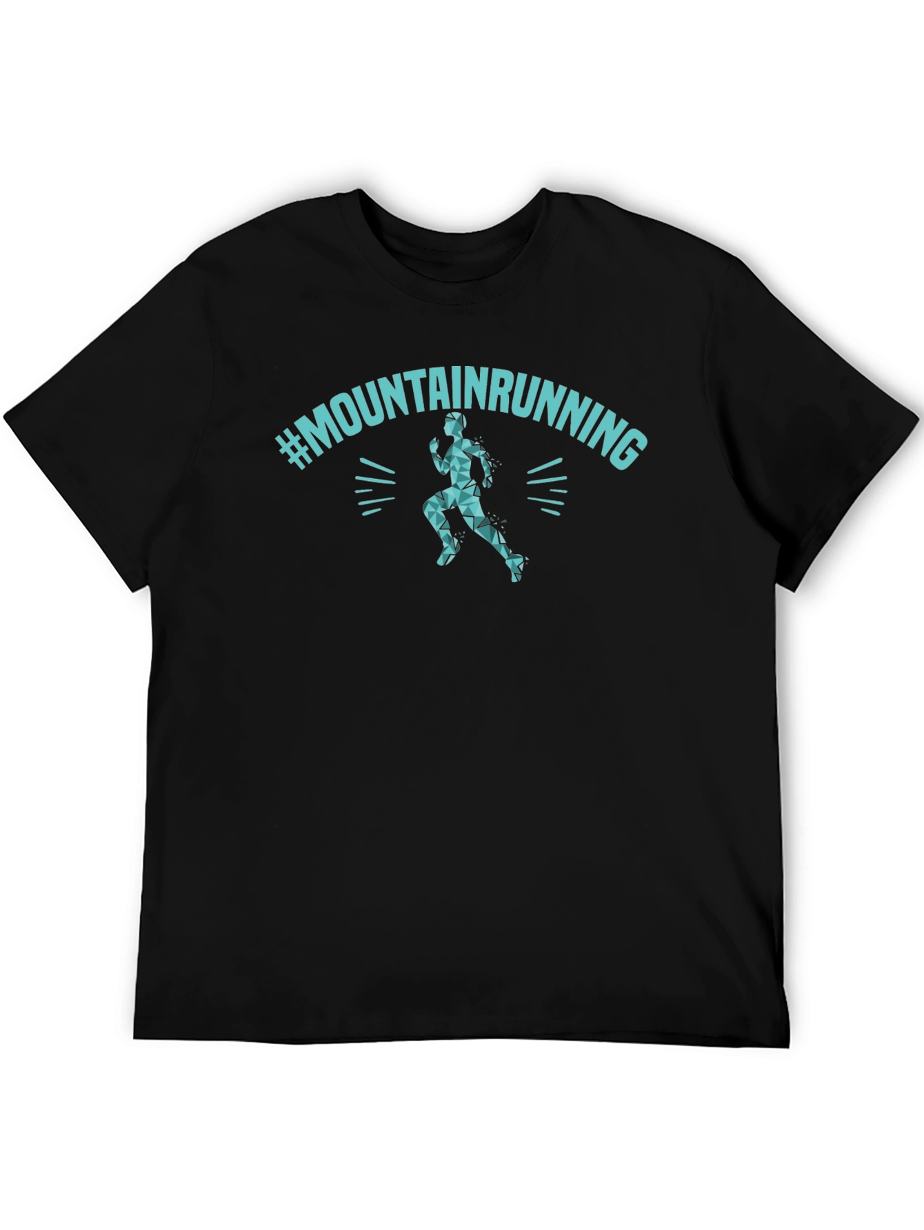 Mountain Running Graphic Tee - Athletic Style