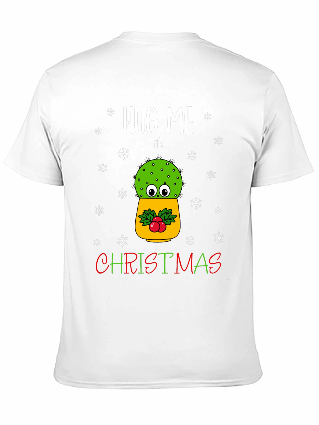 Hug Me Its Christmas Cactus T-Shirt