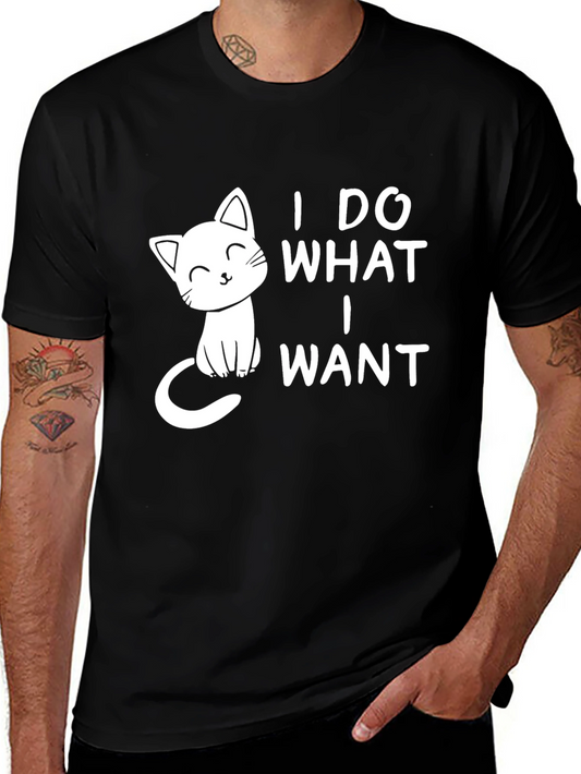 I Do What I Want Cat T-Shirt