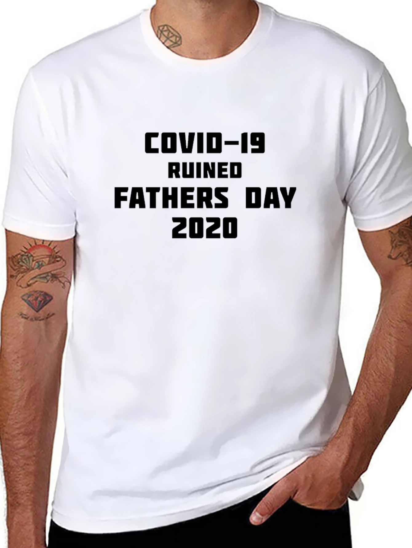 COVID-19 Ruined Fathers Day 2020 Graphic T-Shirt