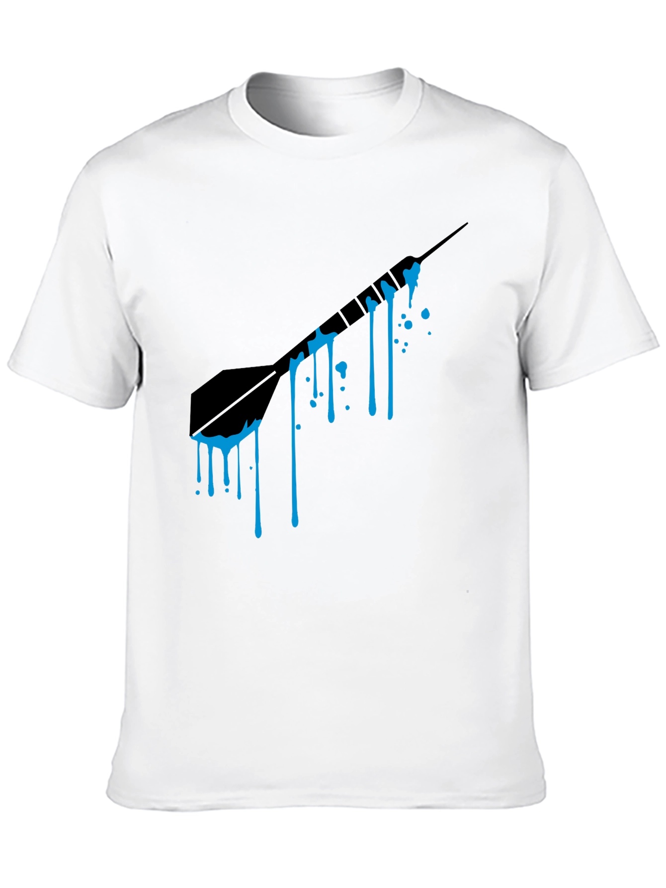 Dripping Dart Graphic Tee - Mens Black T-Shirt