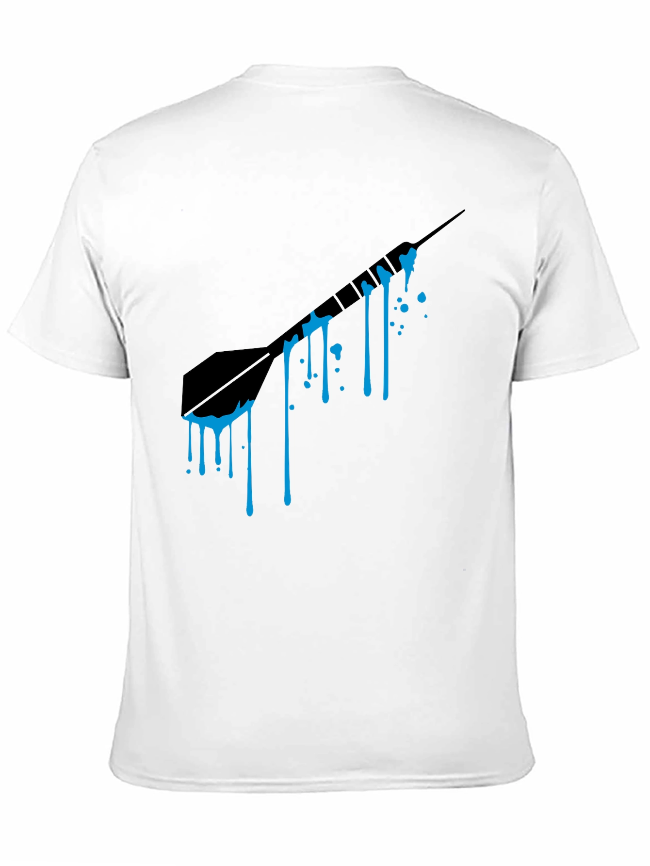 Dripping Dart Graphic Tee - Mens Black T-Shirt