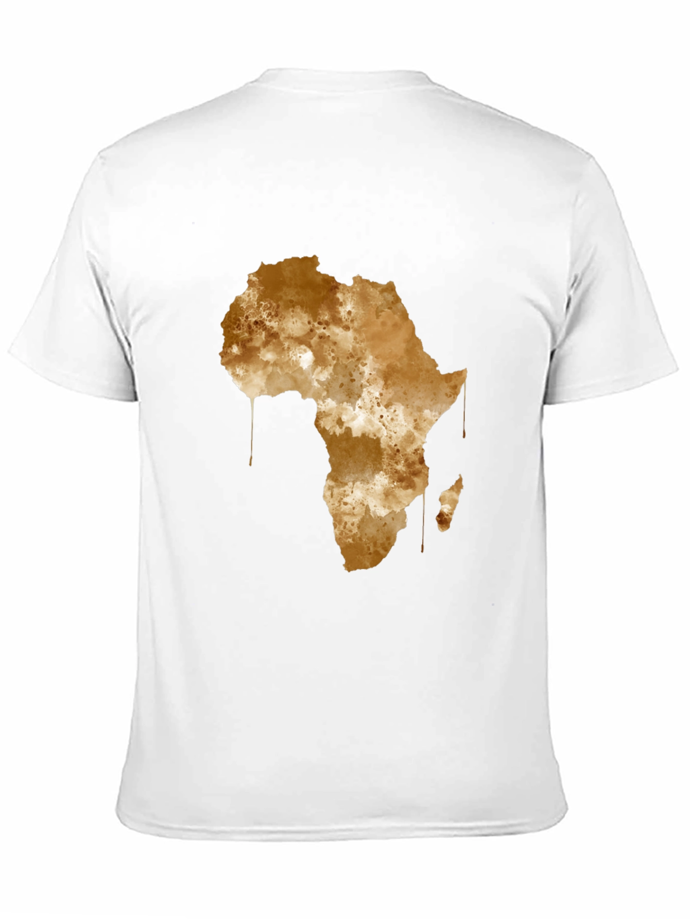Africa Map Graphic Tee - Black