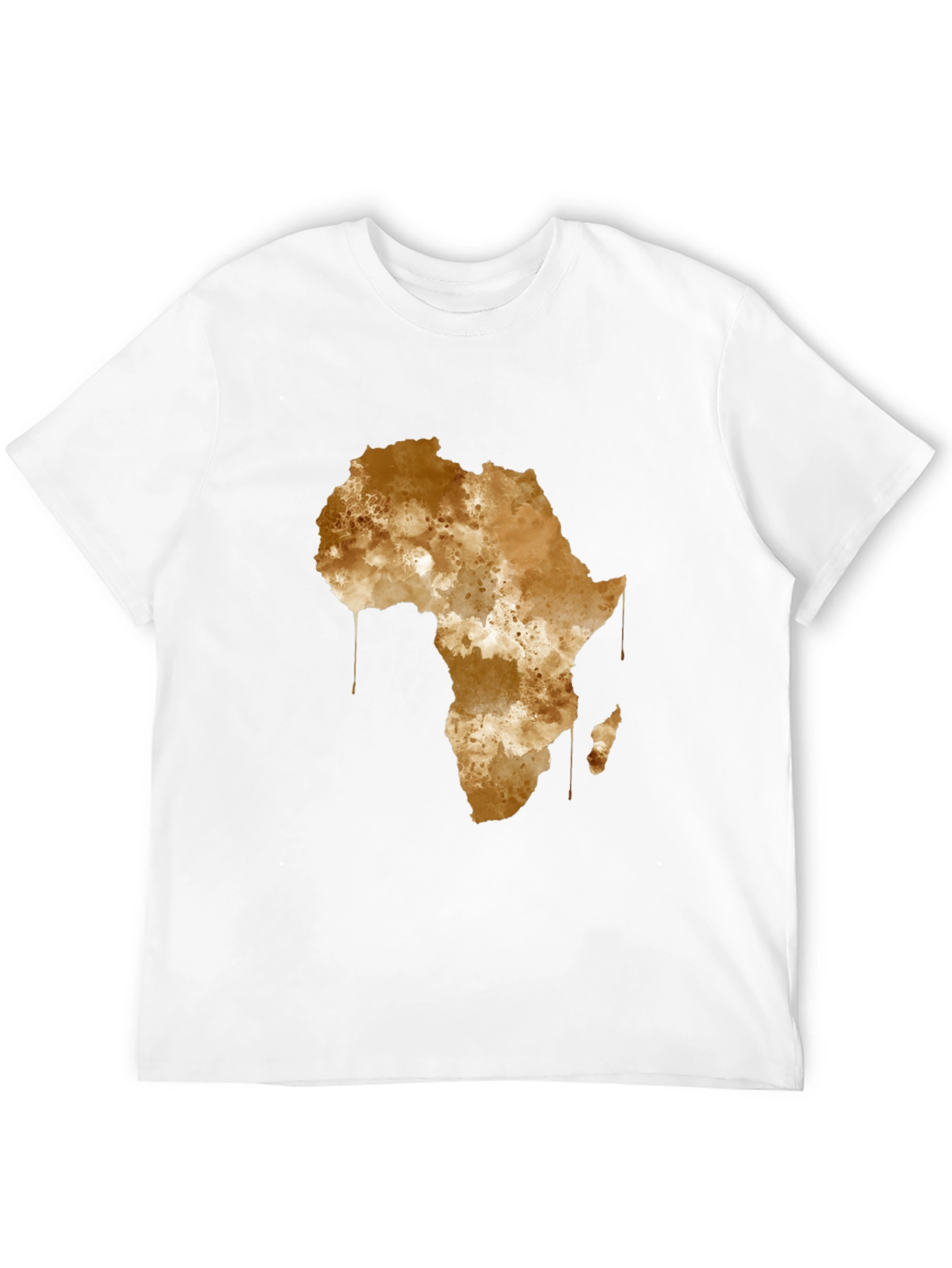 Africa Map Graphic Tee - Black