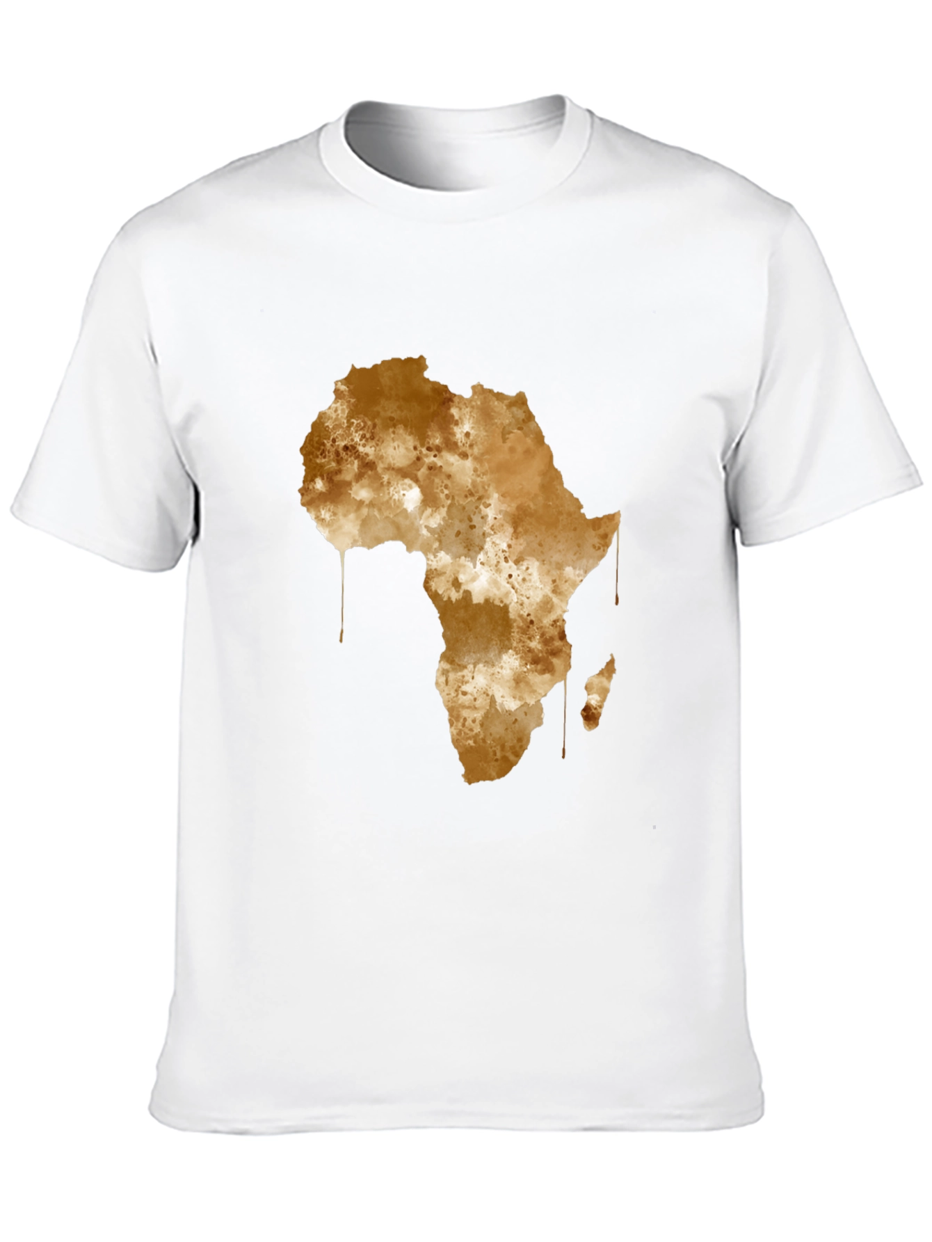 Africa Map Graphic Tee - Black