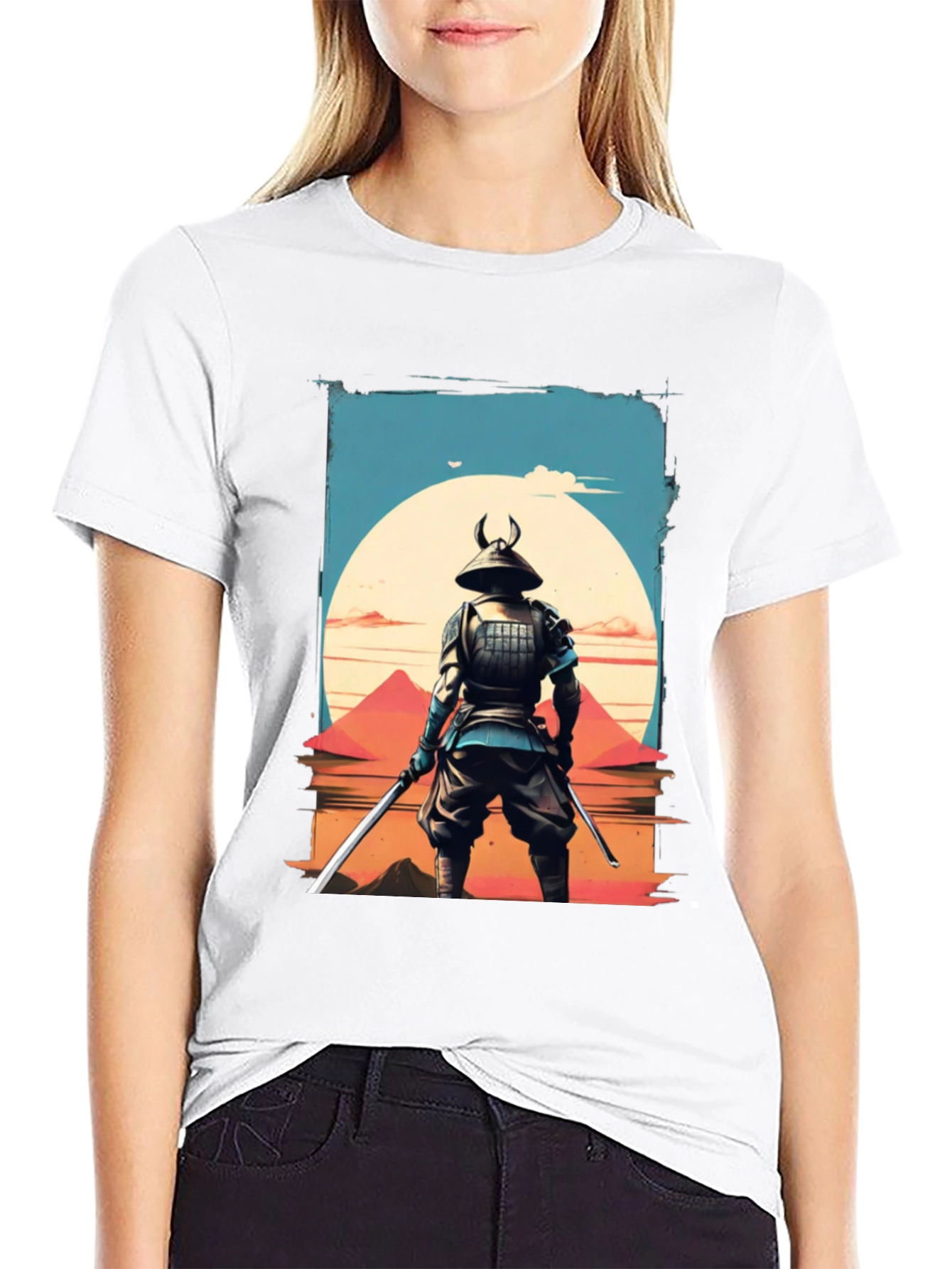 Samurai Warrior T-Shirt - Japanese Art Graphic Tee