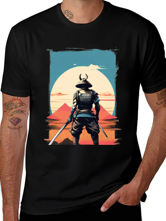 Samurai Warrior T-Shirt - Japanese Art Graphic Tee