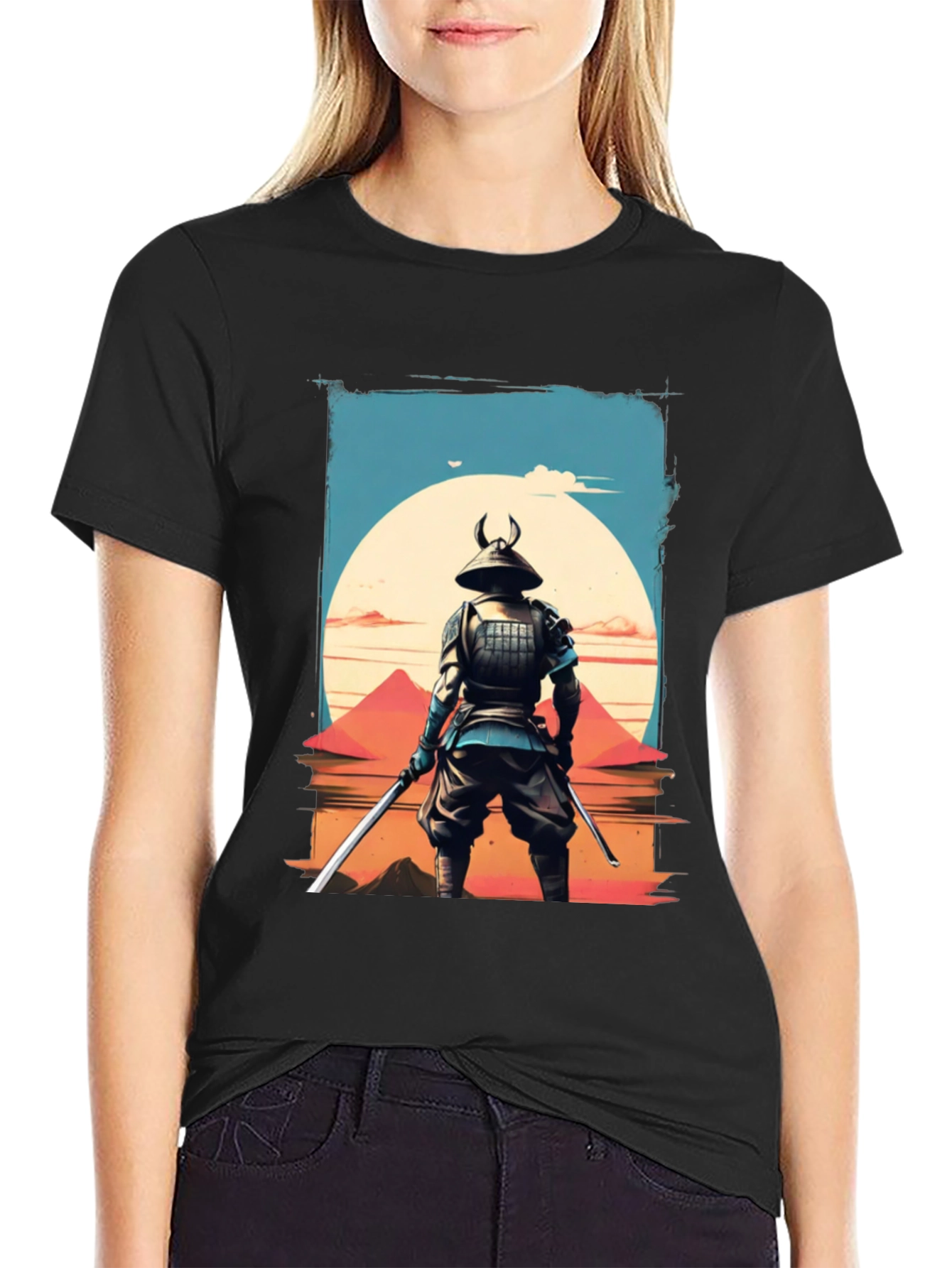 Samurai Warrior T-Shirt - Japanese Art Graphic Tee