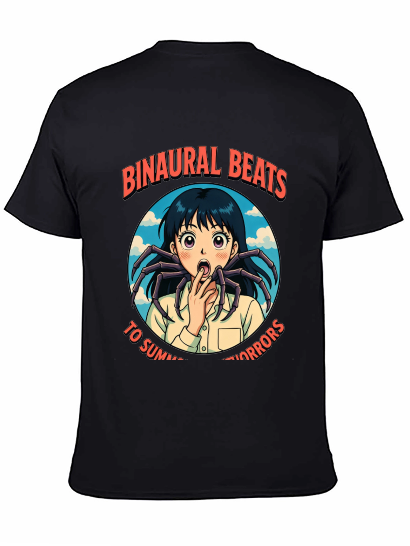 Binaural Beats Summer Horrors Anime Spider T-Shirt