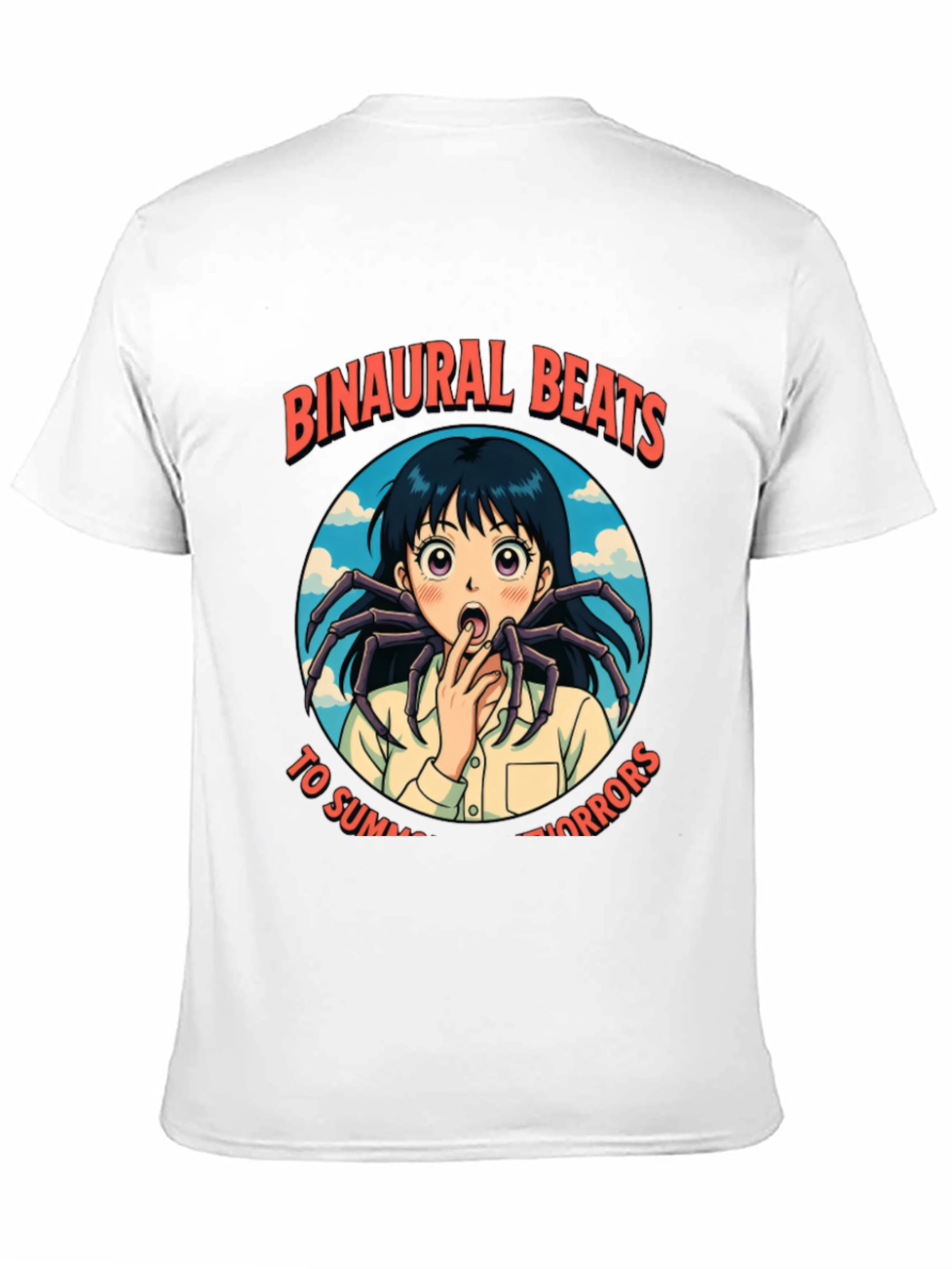 Binaural Beats Summer Horrors Anime Spider T-Shirt