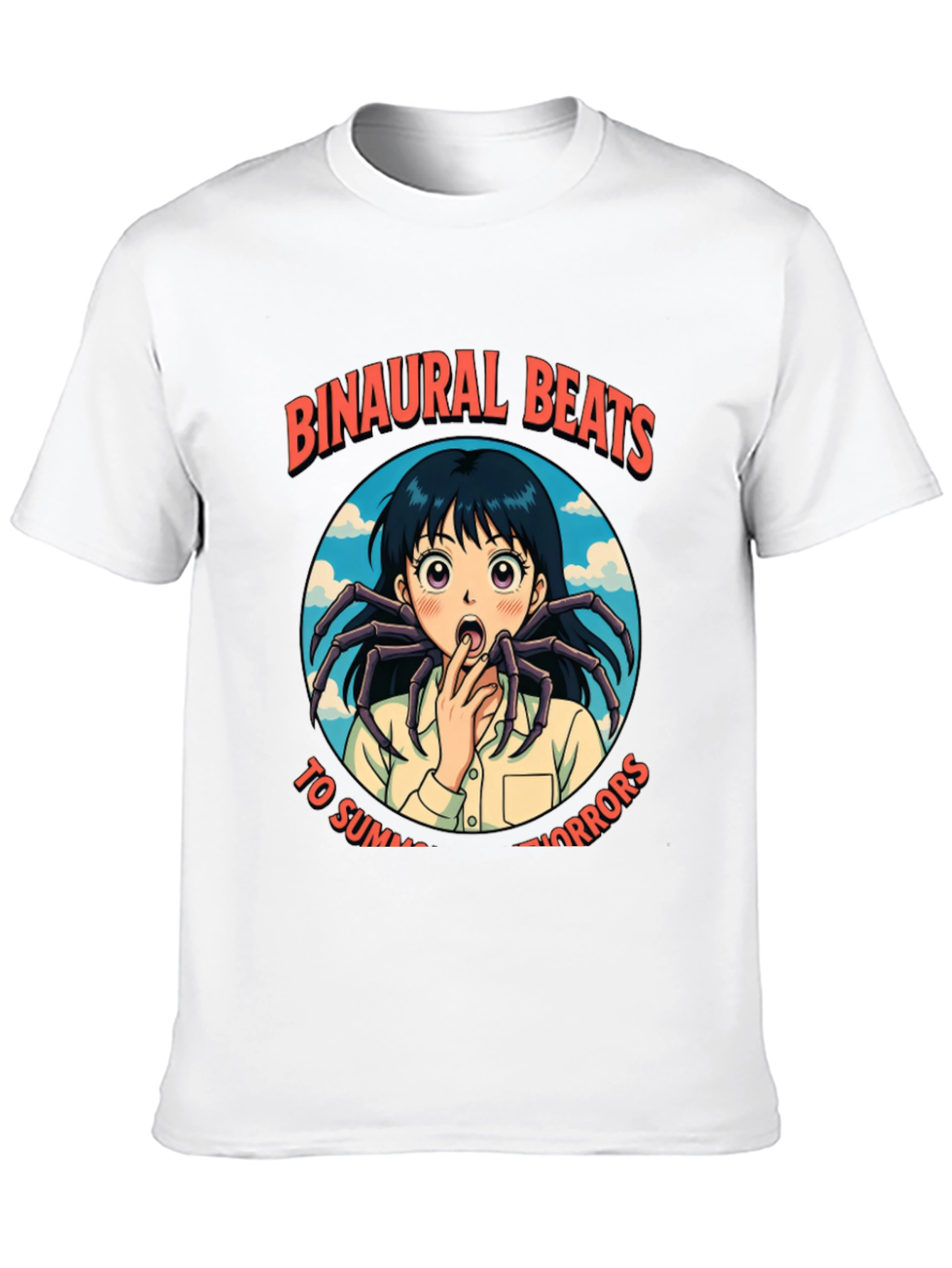 Binaural Beats Summer Horrors Anime Spider T-Shirt