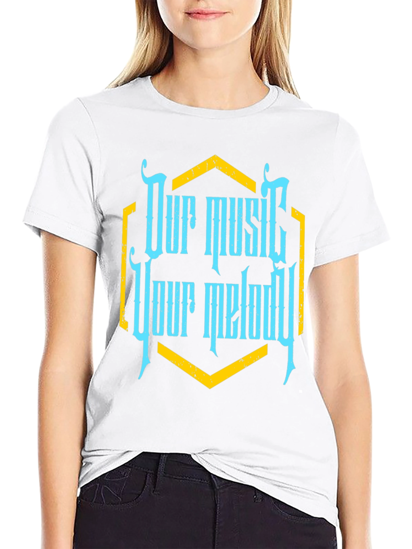Our Music Your Melody Graphic Tee - Black