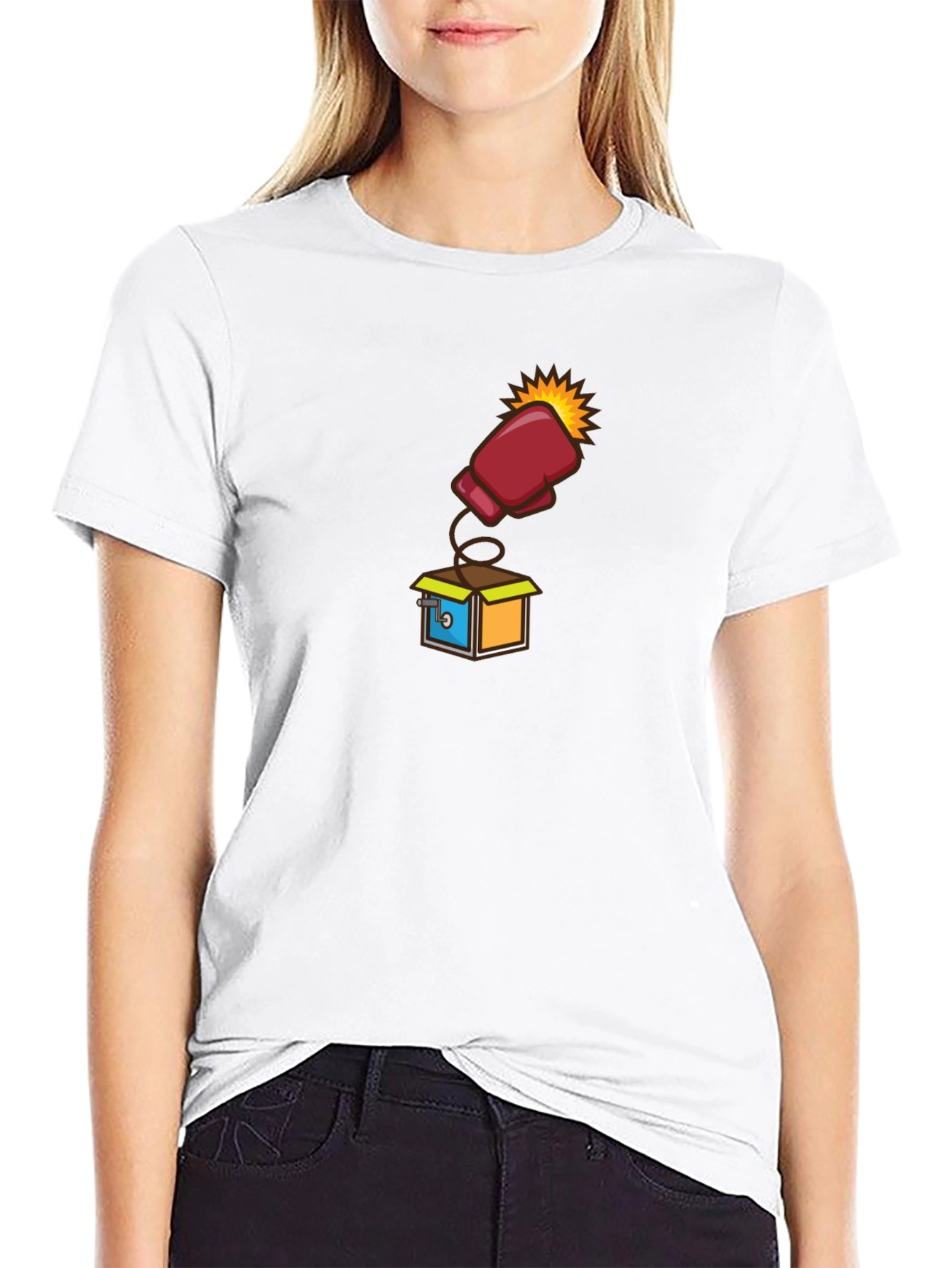 Boxing Glove Pop-Up Tee - Unexpected Fun!