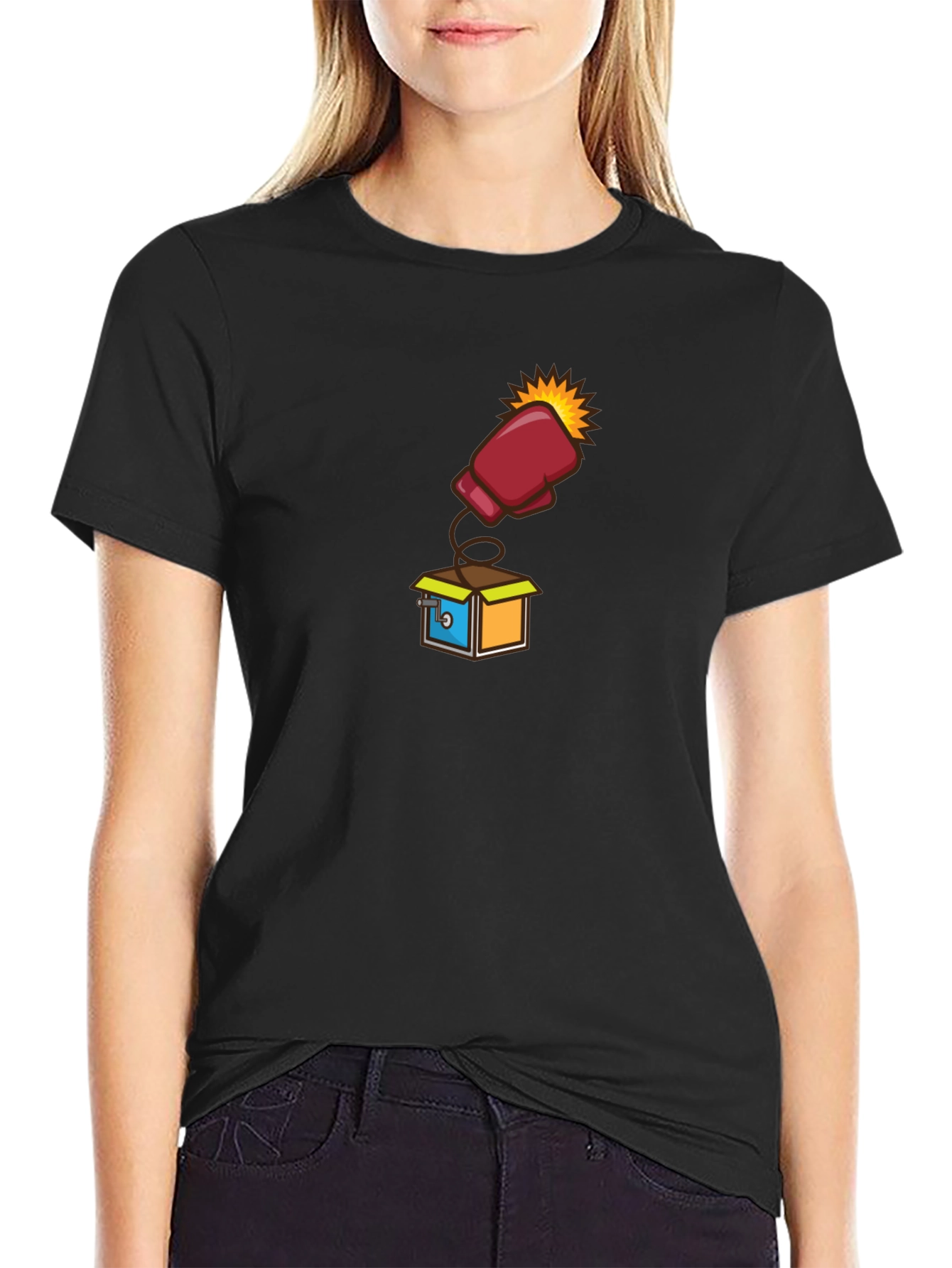 Boxing Glove Pop-Up Tee - Unexpected Fun!