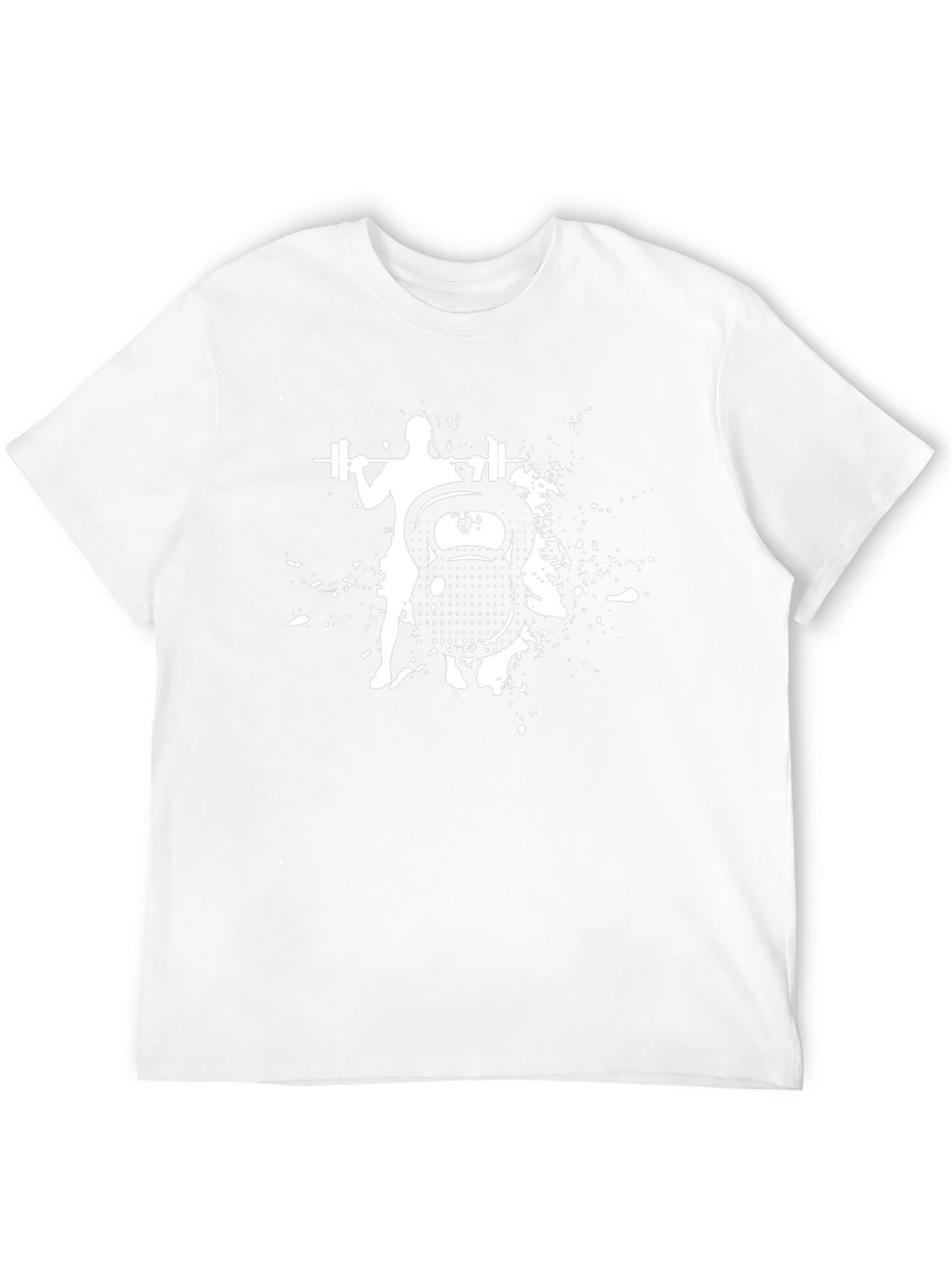 Mens Black Workout Graphic Tee
