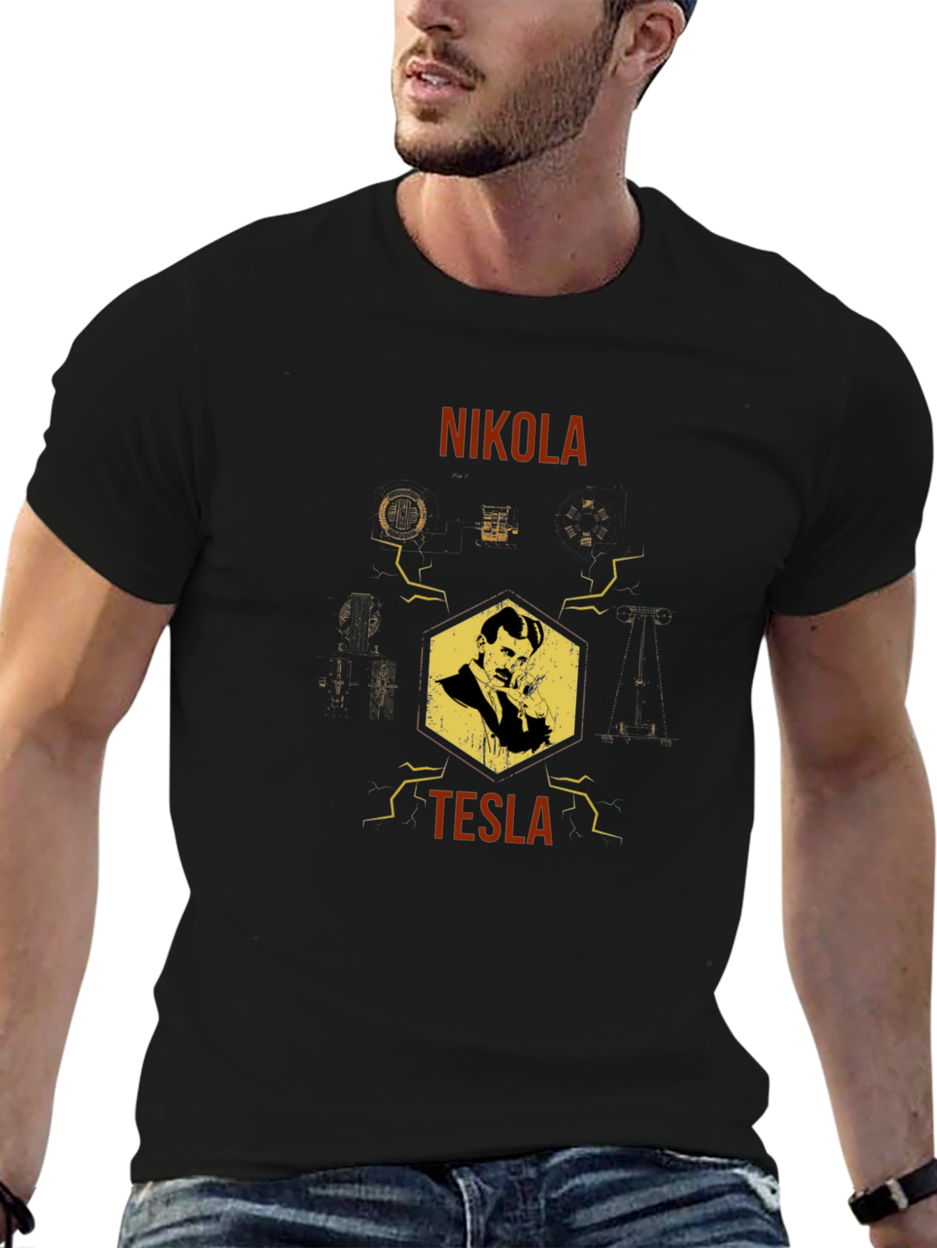 Nikola Tesla T-Shirt - Science & Inventor Tee