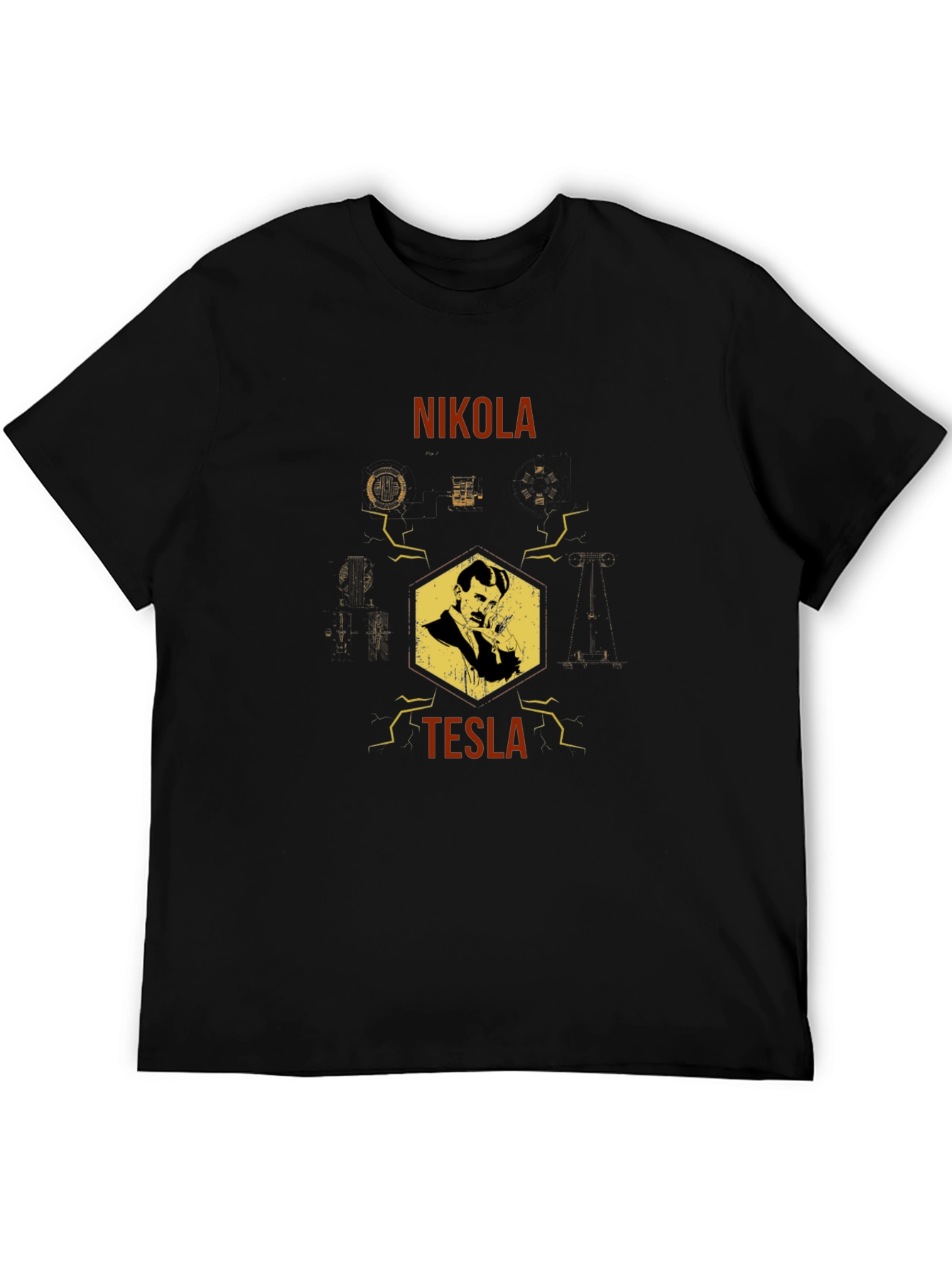 Nikola Tesla T-Shirt - Science & Inventor Tee