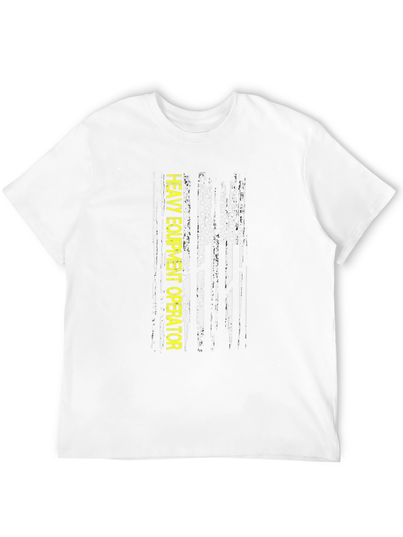 Heavy Equipment Operator T-Shirt - American Flag