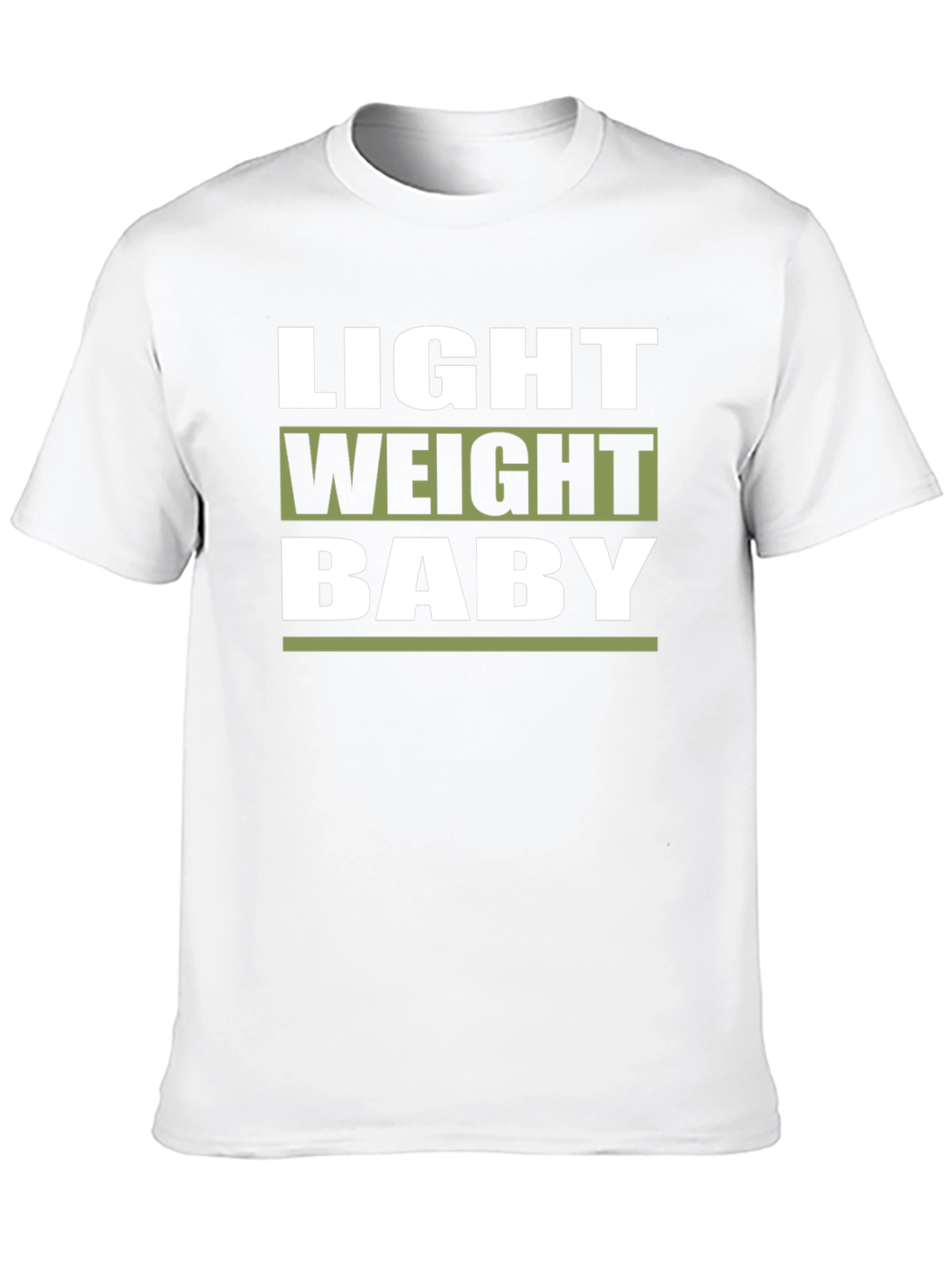 Light Weight Baby T-Shirt Black Cotton Gym Motivation