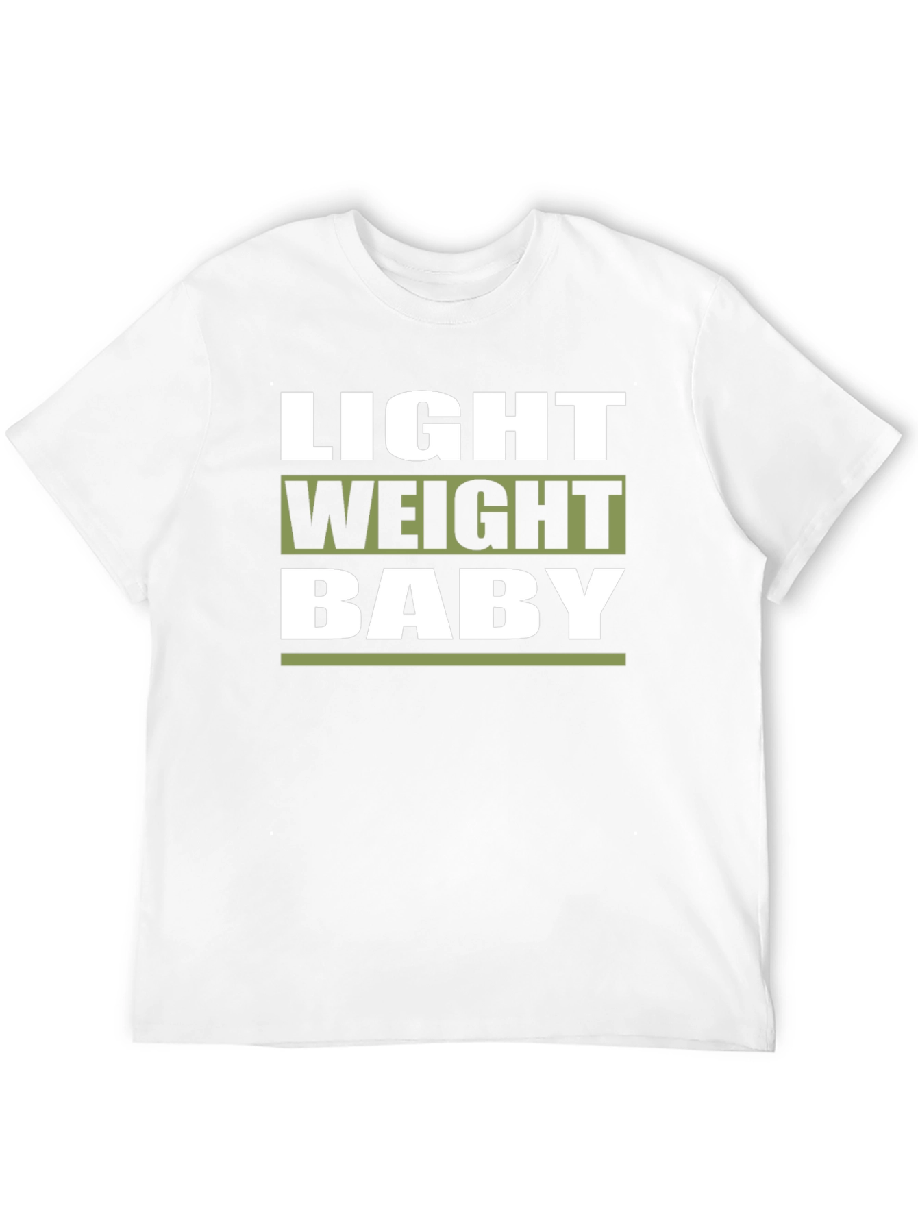 Light Weight Baby T-Shirt Black Cotton Gym Motivation