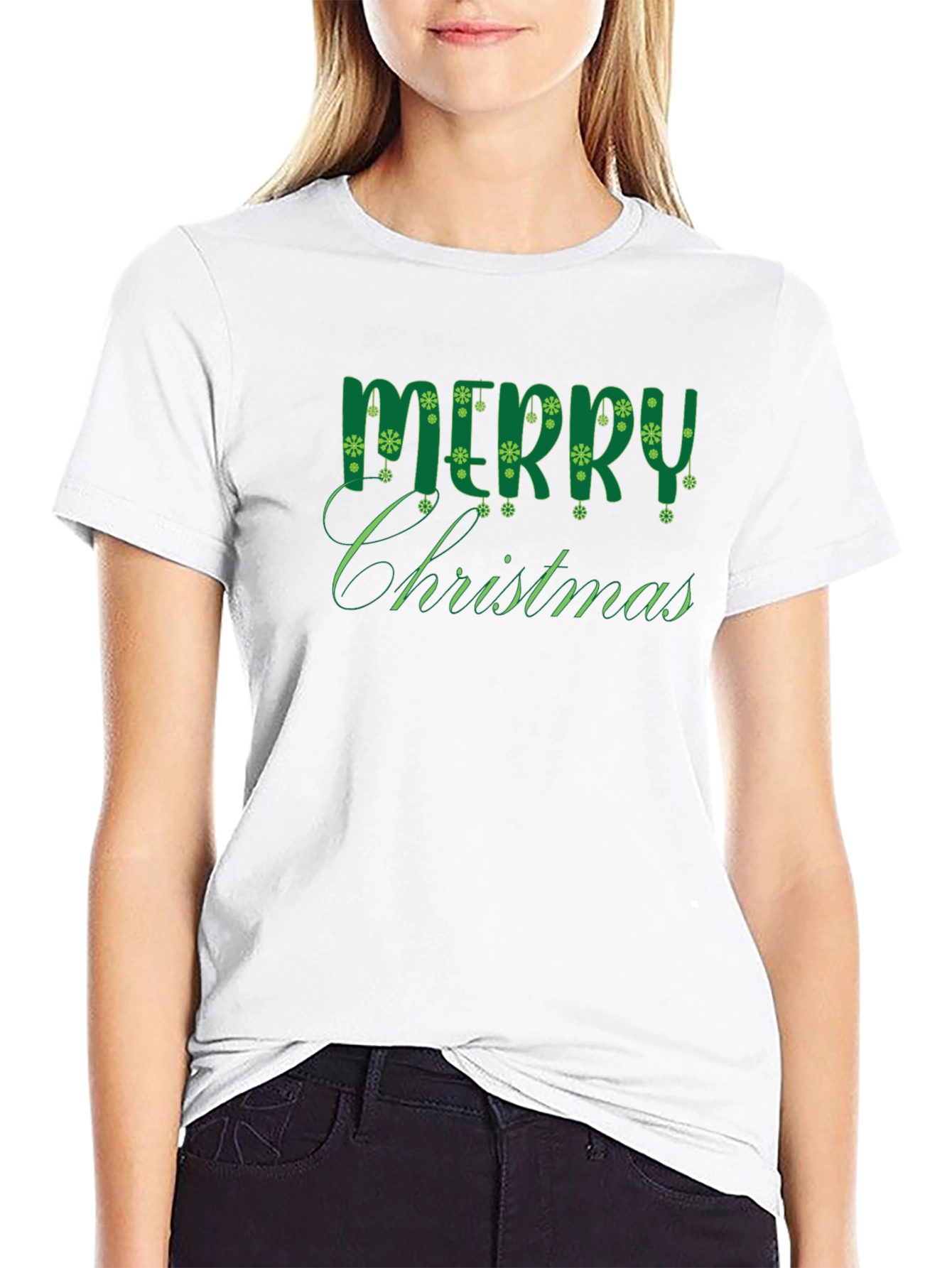 Merry Christmas Graphic Tee - Holiday Season Apparel