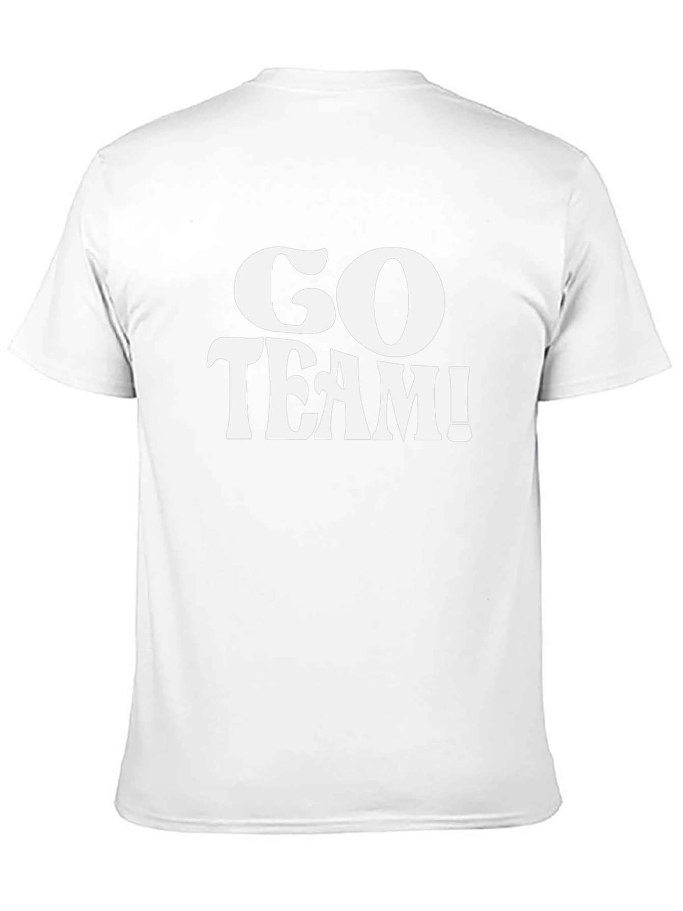 Go Team! Graphic Tee - Black Cotton T-Shirt