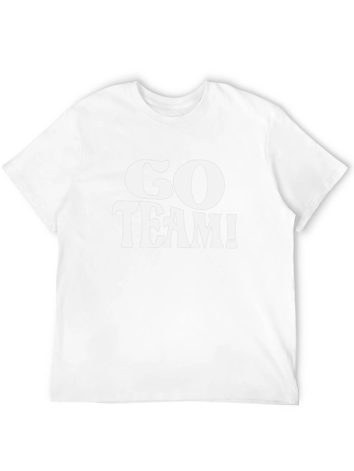 Go Team! Graphic Tee - Black Cotton T-Shirt