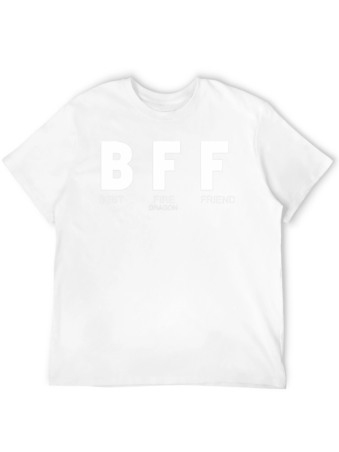 BFF Best Fire Dragon Friend Black T-Shirt