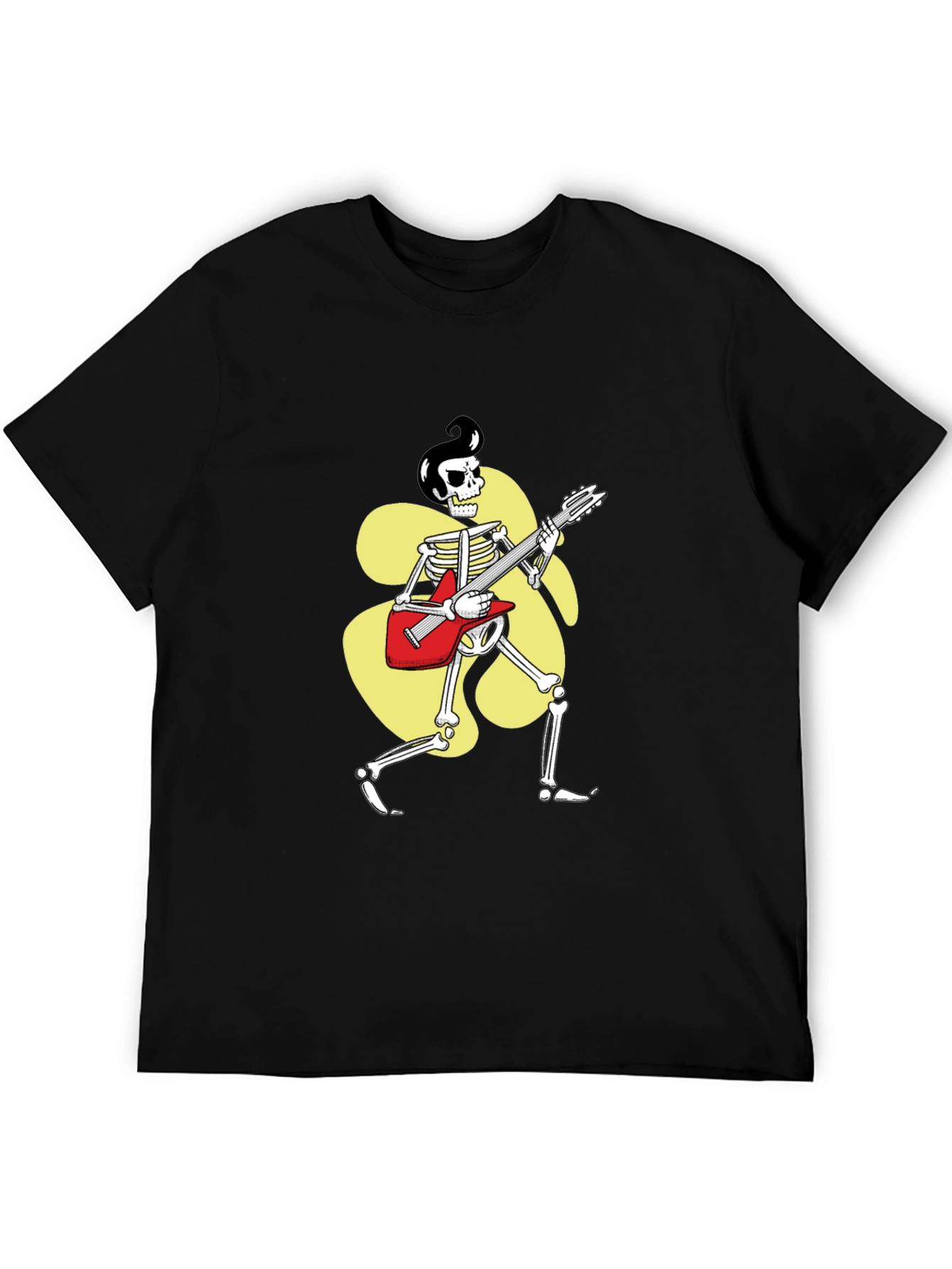 Skeleton Rocker Black T-Shirt