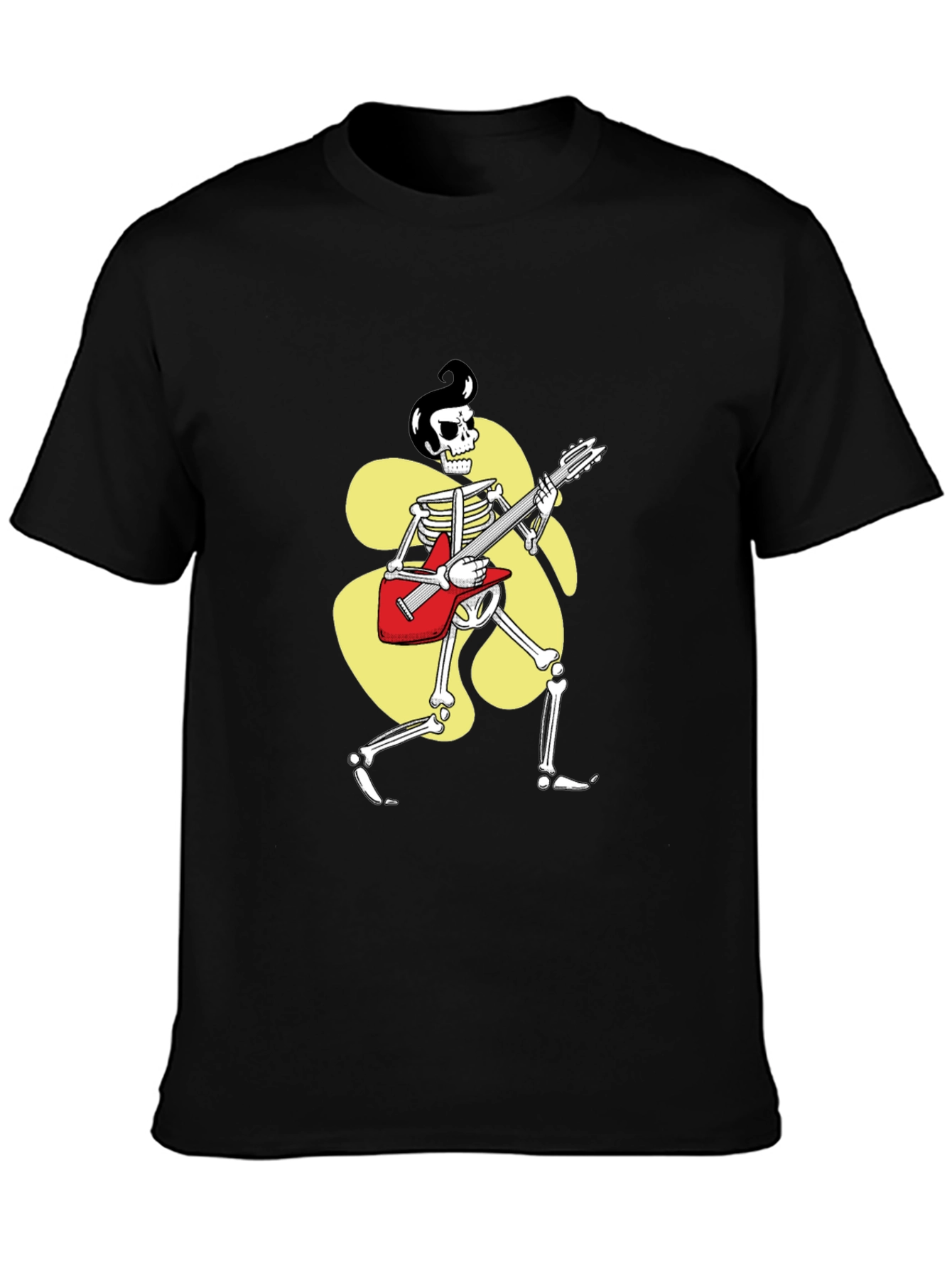 Skeleton Rocker Black T-Shirt