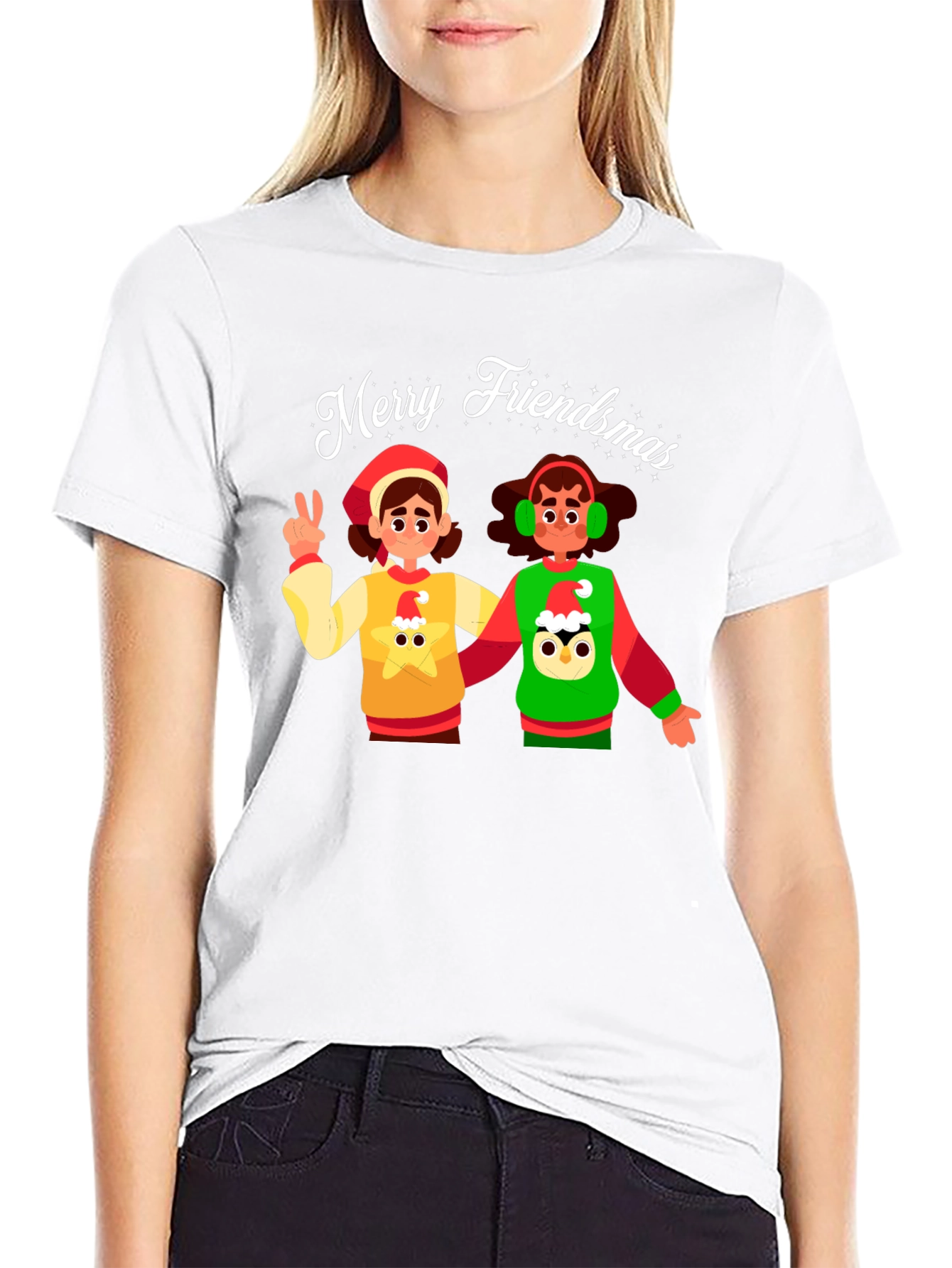 Merry Friendsmas Graphic T-Shirt