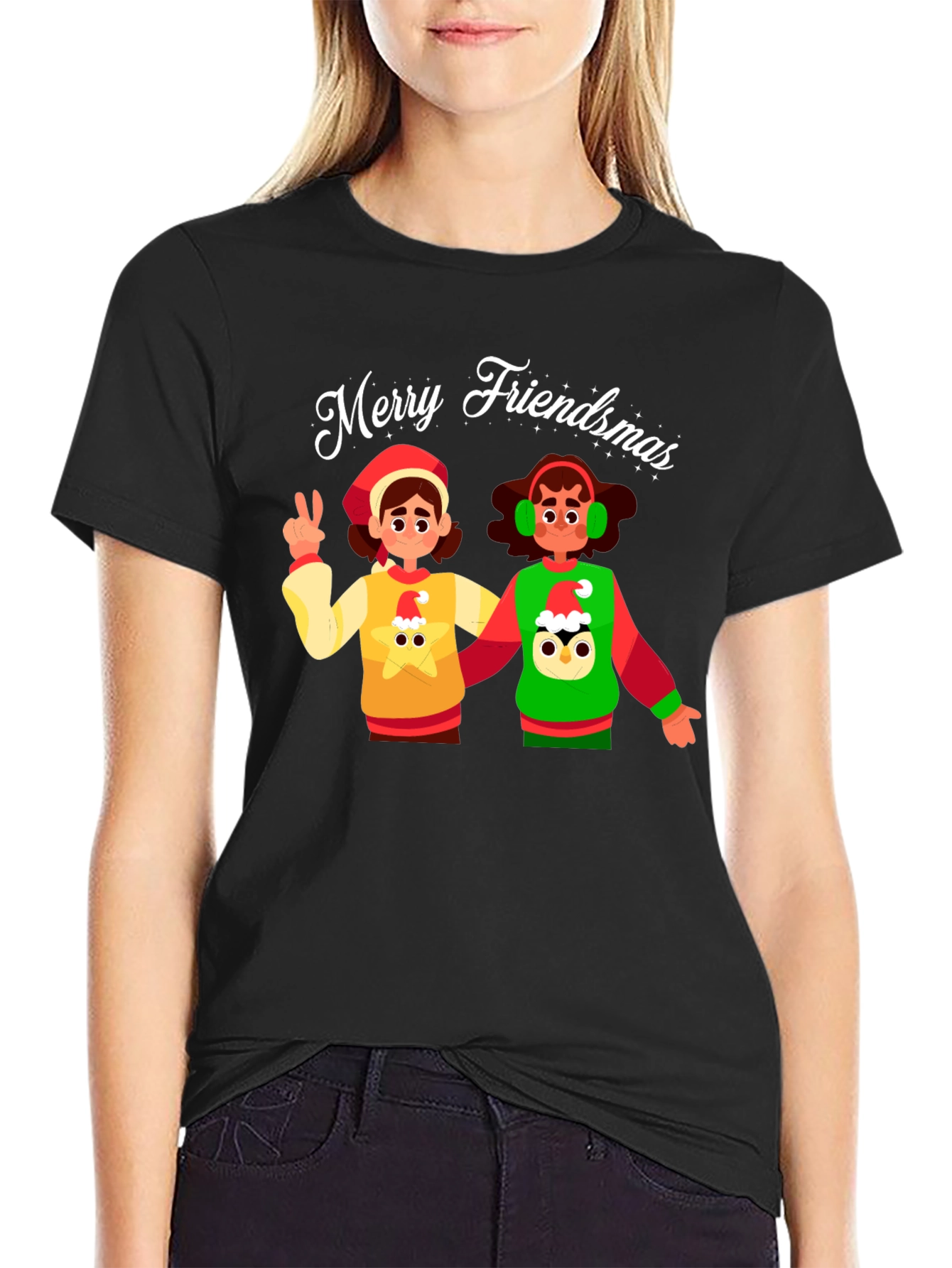 Merry Friendsmas Graphic T-Shirt