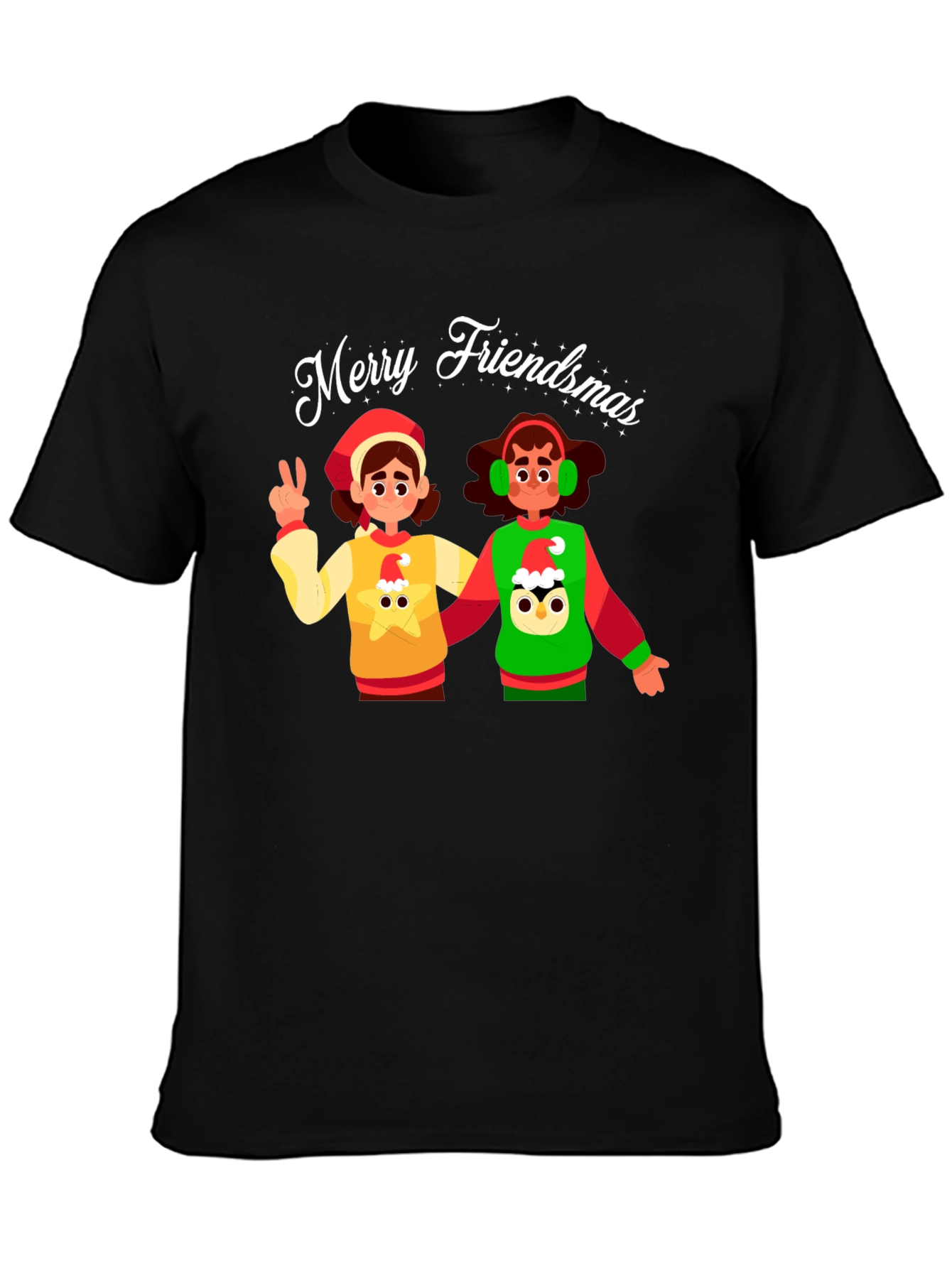 Merry Friendsmas Graphic T-Shirt