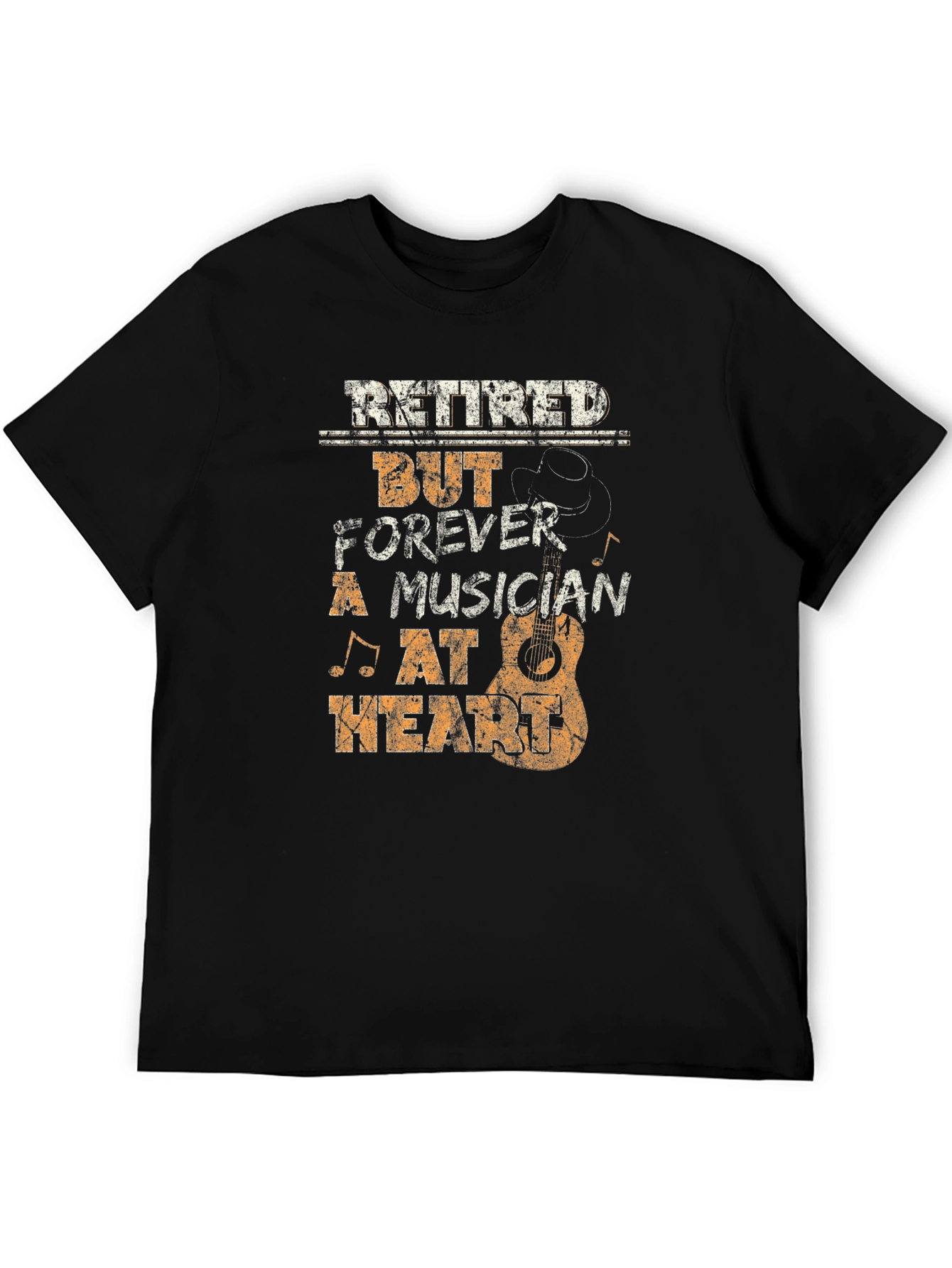 Retired Musician T-Shirt - Forever at Heart