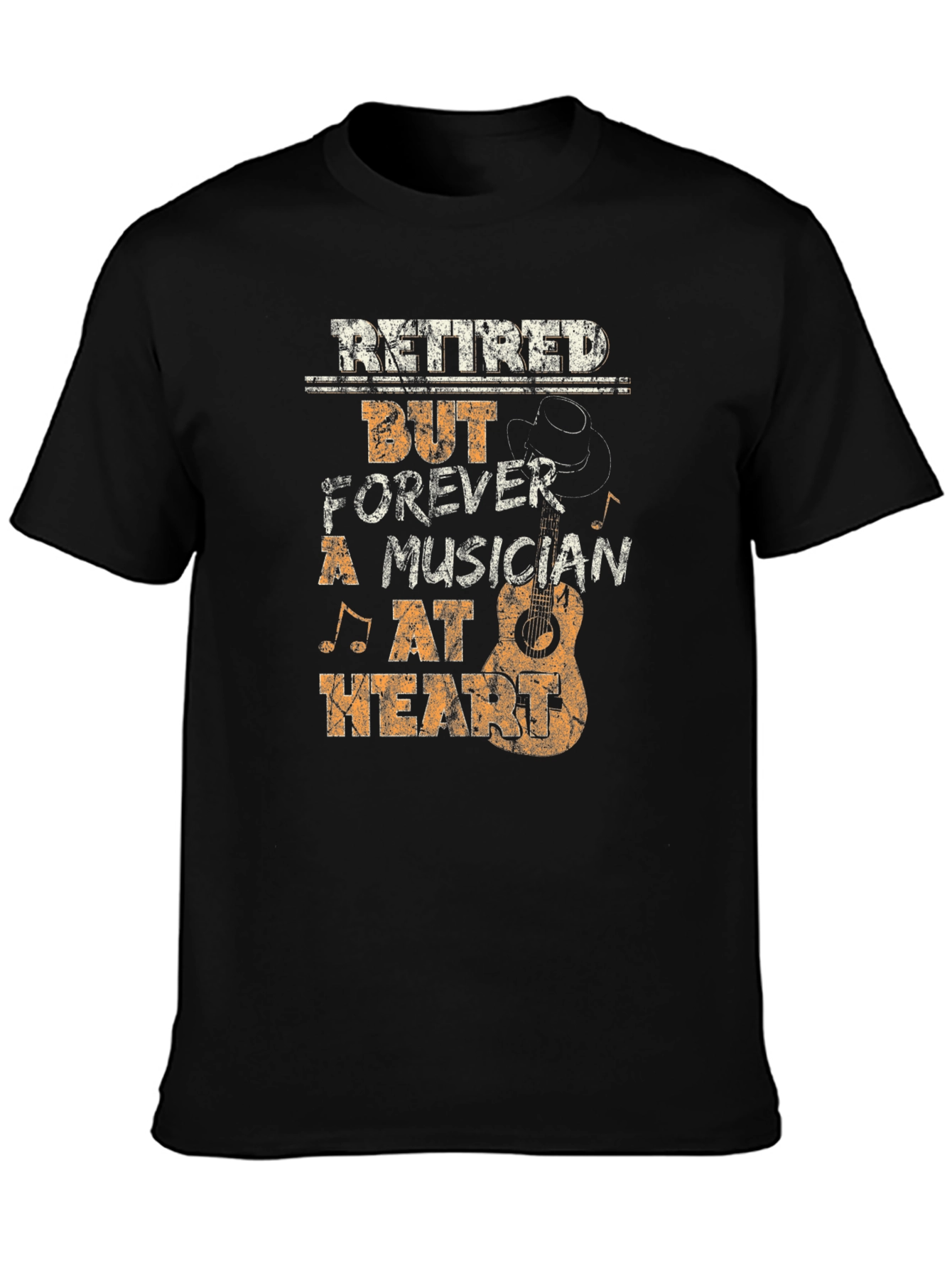 Retired Musician T-Shirt - Forever at Heart