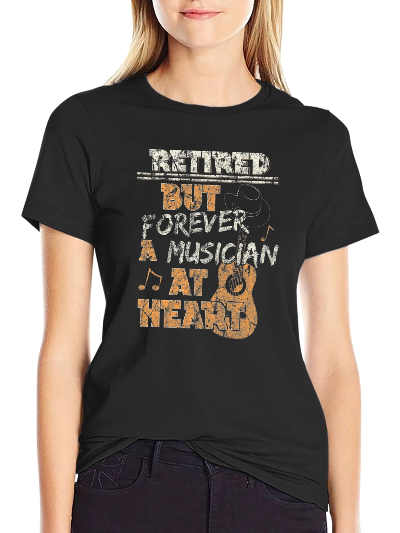 Retired Musician T-Shirt - Forever at Heart