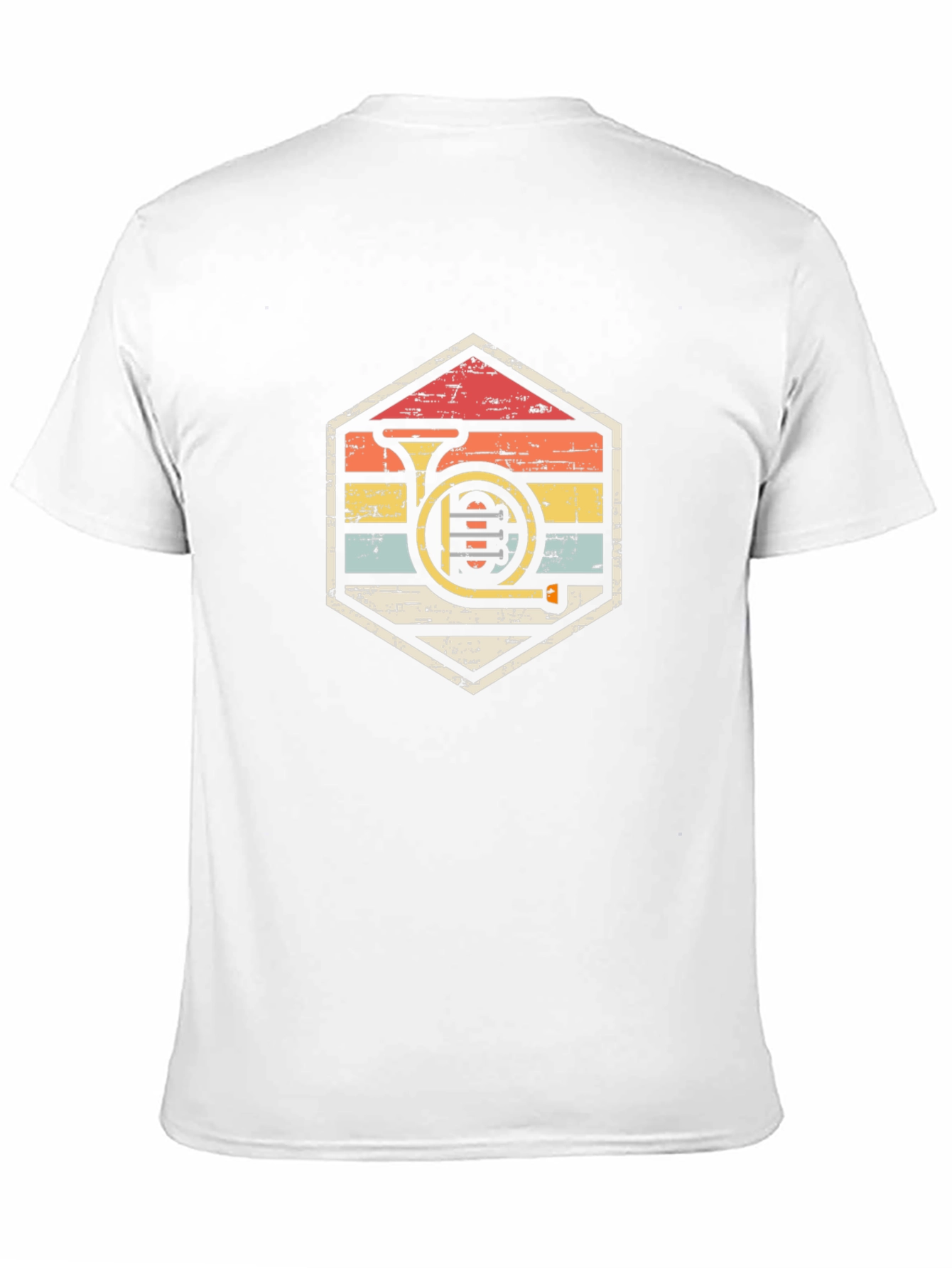 Retro French Horn T-Shirt